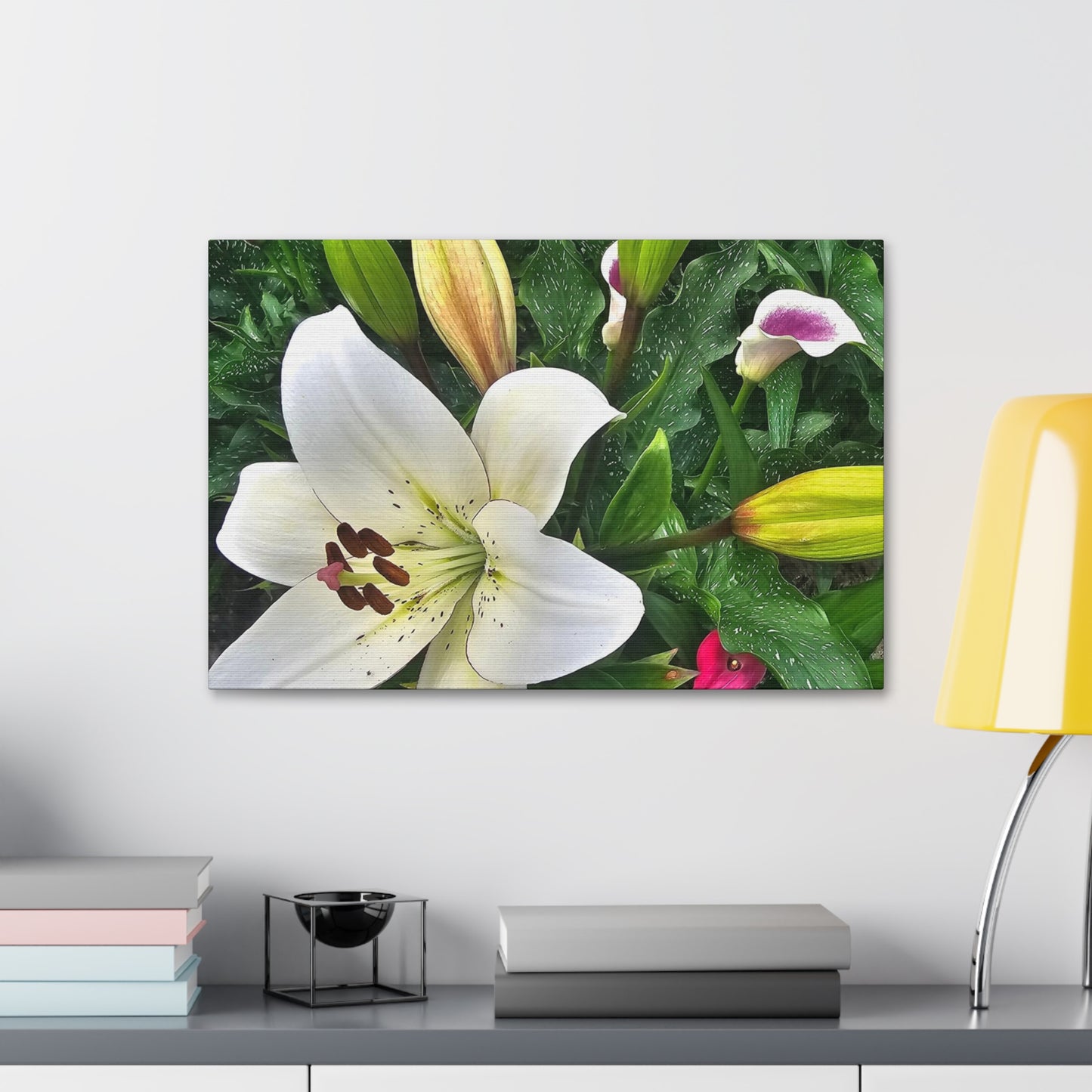 Lily Explosion, Canvas Stretched, 1.5''
