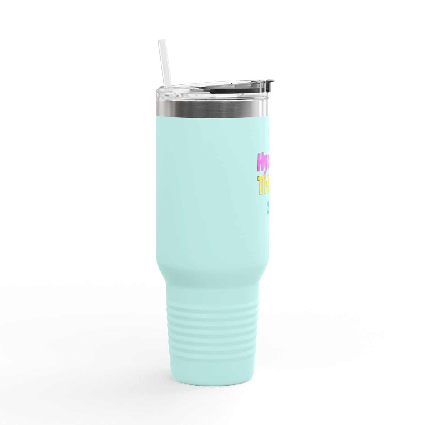 Hydrate & Thrive in 2025, Motivational Beverage Container, Insulated Travel Mug, Eco-Friendly Coffee Tumbler, Large Capacity Tea Flask,