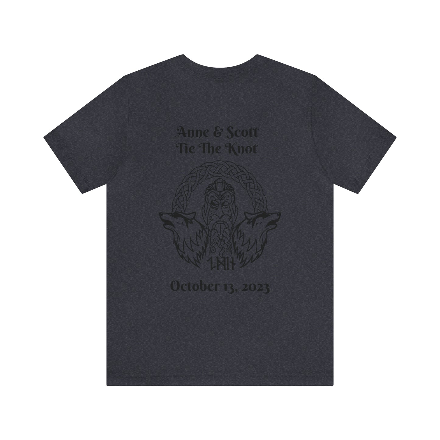 Anne and Scott, Maid of Honor, Valkyrie, Unisex Jersey Short Sleeve Tee