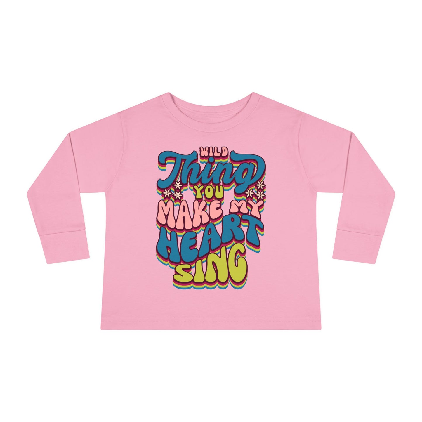 Wild Thing Valentine's Day Toddler Long Sleeve Tee