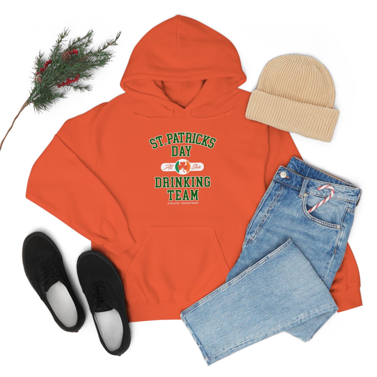 Unisex St Patrick's Day Drinking Team Hooded Sweatshirt