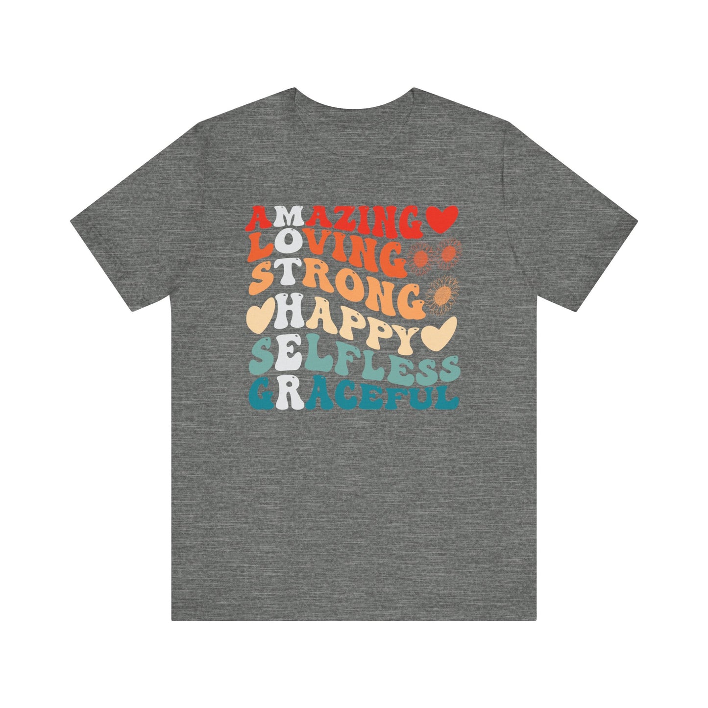 Mother's Day, Amazing Mother, XS-3XL, Unisex Jersey Short Sleeve Tee