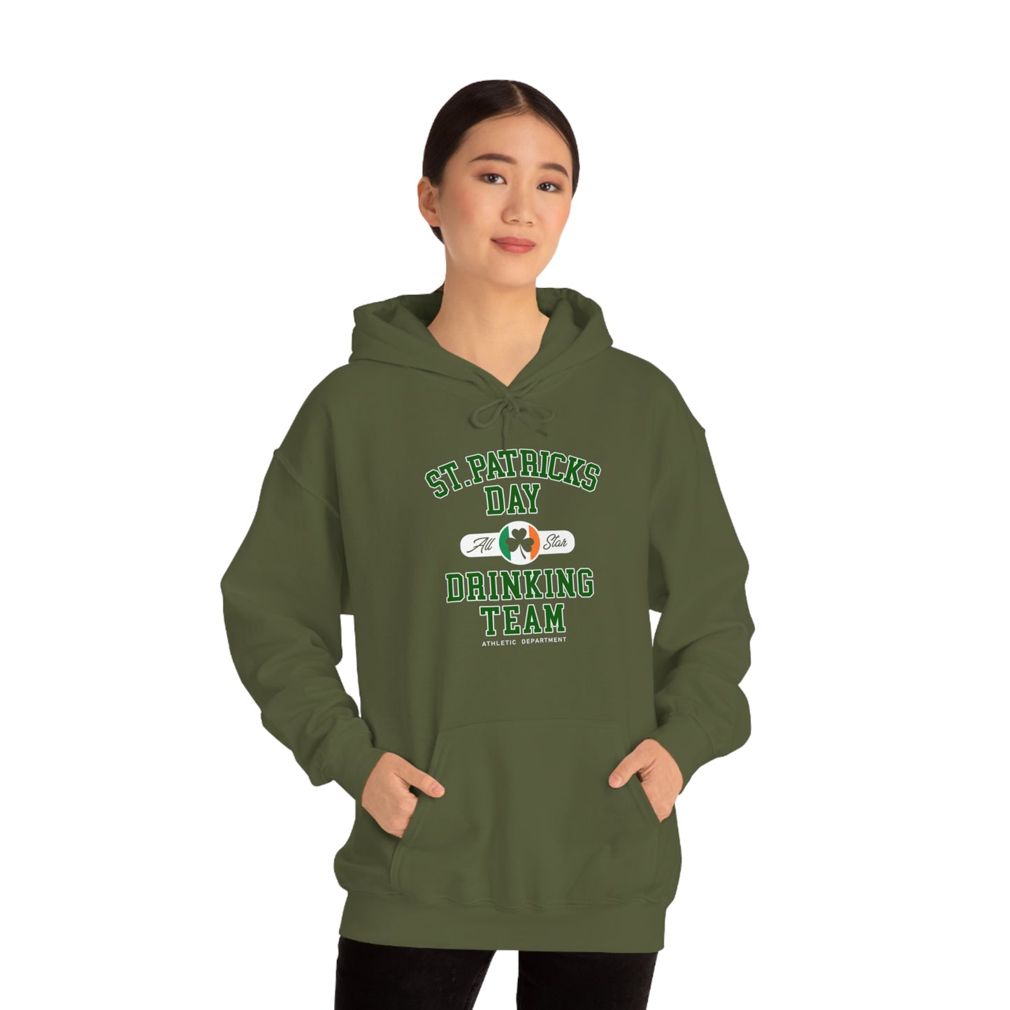 Unisex St Patrick's Day Drinking Team Hooded Sweatshirt