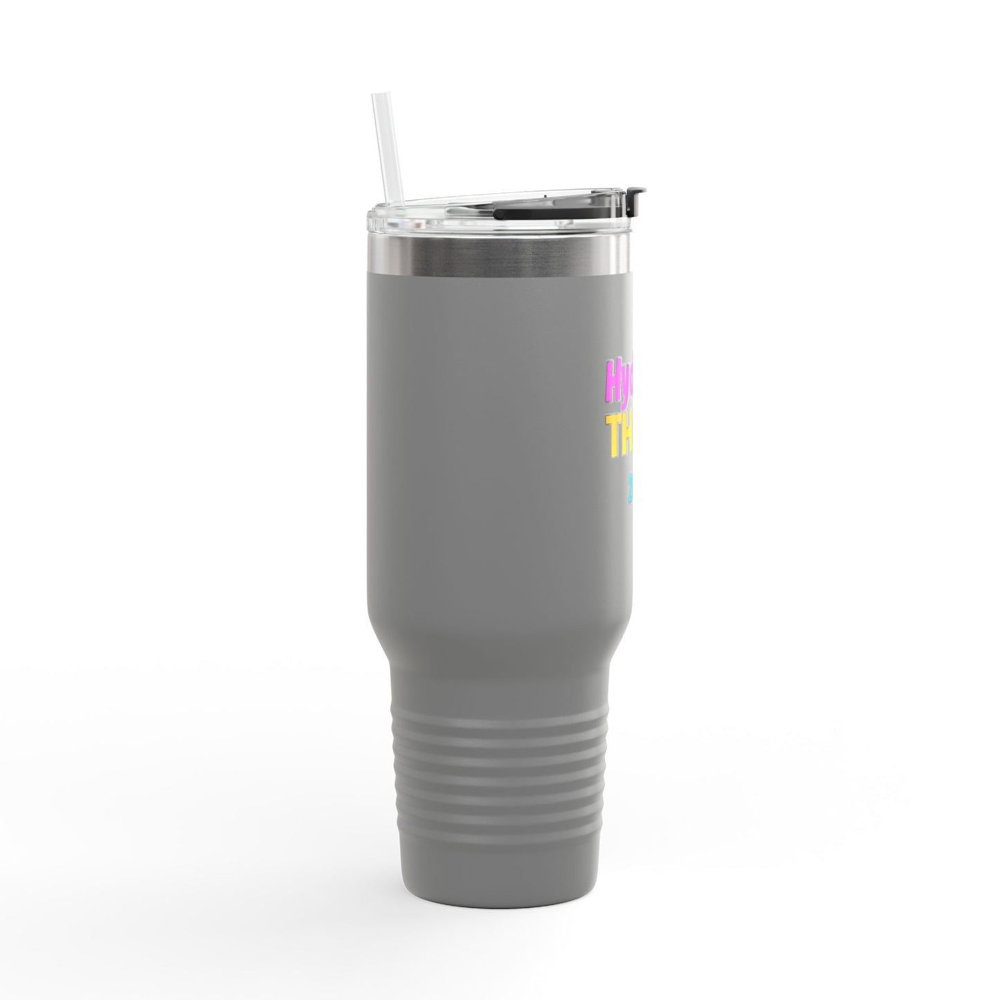 Hydrate & Thrive in 2025, Motivational Beverage Container, Insulated Travel Mug, Eco-Friendly Coffee Tumbler, Large Capacity Tea Flask,