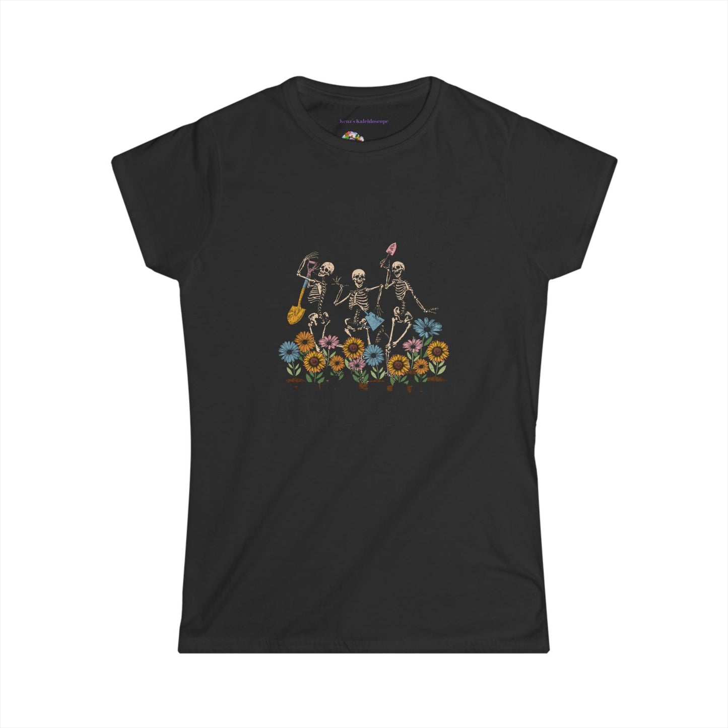 Hoeing Aint Easy, XS-2XL, Gardening, Women's Softstyle Tee