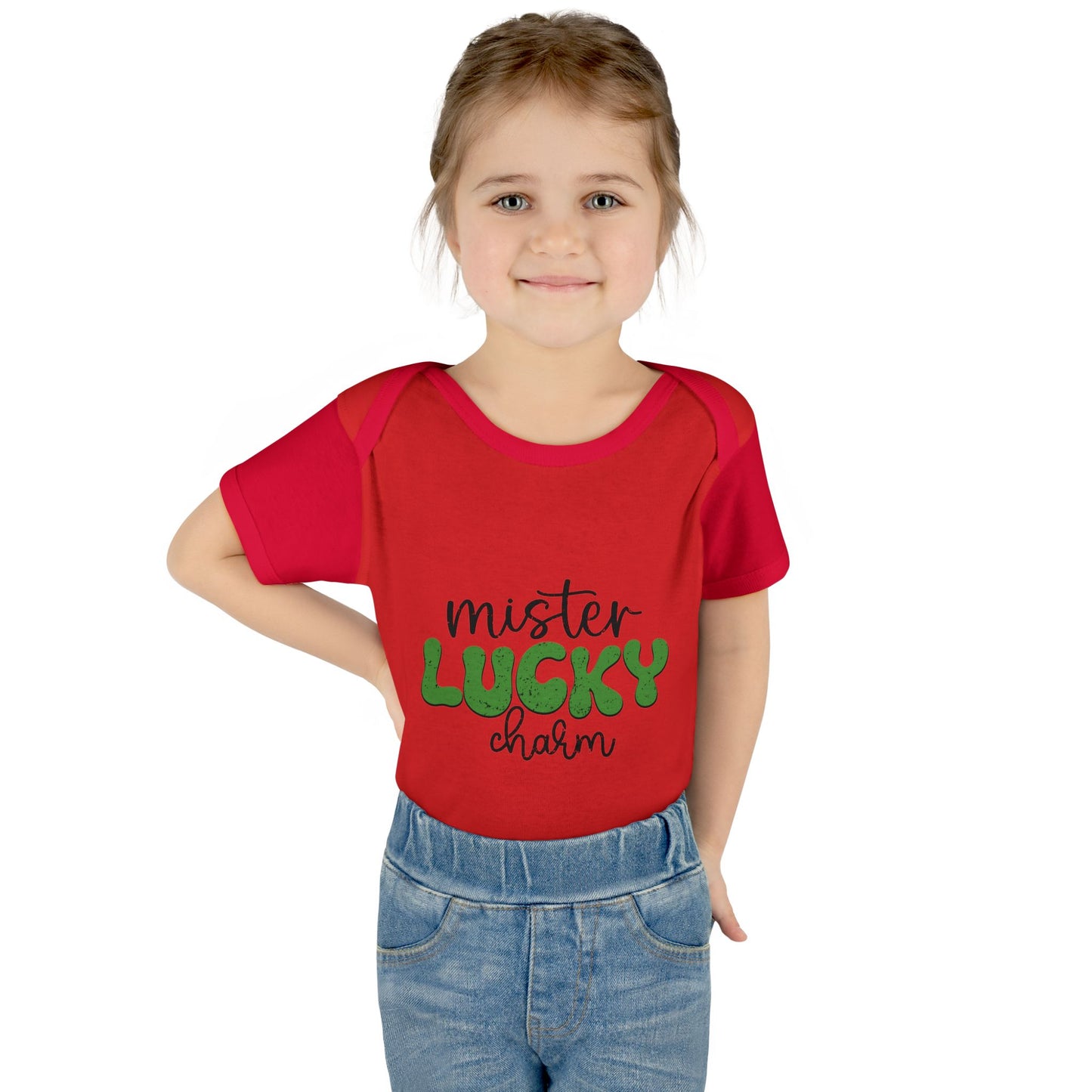 Mister Lucky Charm Infant Onesie Baby Rib Bodysuit
