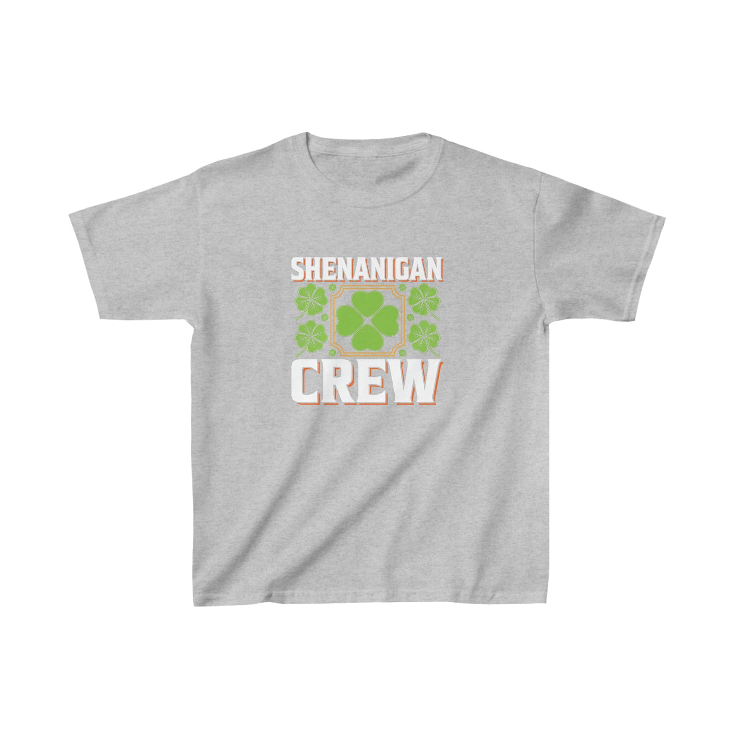 Shenanigan Crew St Patricks Day Matching Family Kids Heavy Cotton Tee