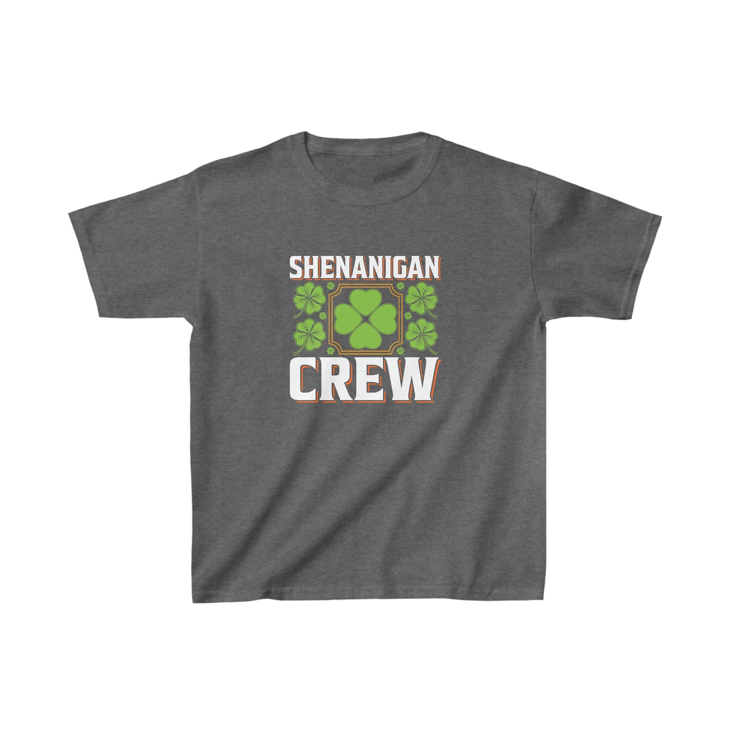 Shenanigan Crew St Patricks Day Matching Family Kids Heavy Cotton Tee