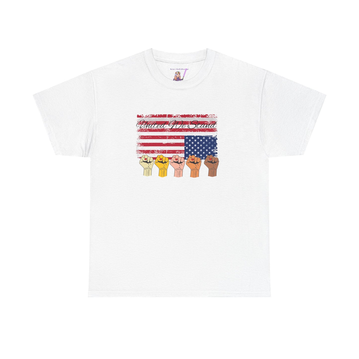 Patriotic T-Shirt, Unity Graphic Tee, American Pride Shirt, USA Flag Apparel