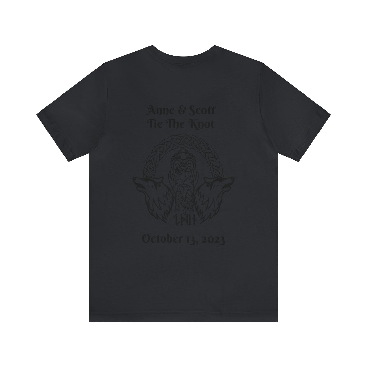 Anne and Scott, Maid of Honor, Valkyrie, Unisex Jersey Short Sleeve Tee