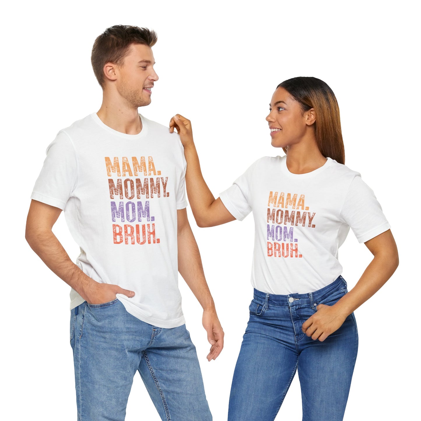 Mother's Day, Mommy Bruh, XS-3XL, Unisex Jersey Short Sleeve Tee