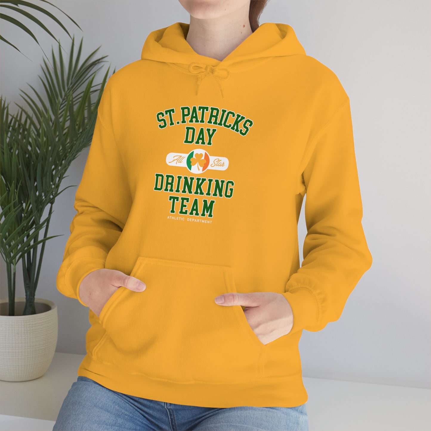 Unisex St Patrick's Day Drinking Team Hooded Sweatshirt