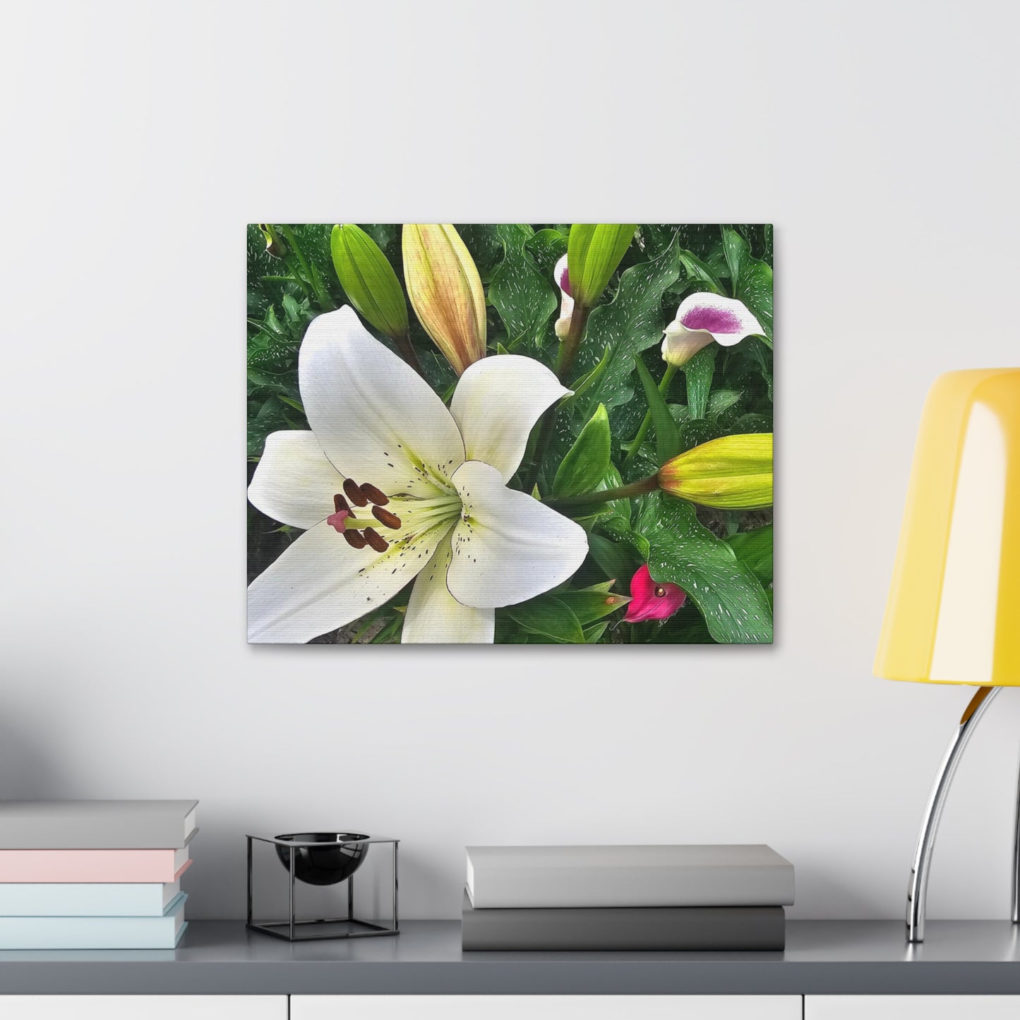 Lily Explosion, Canvas Stretched, 1.5''