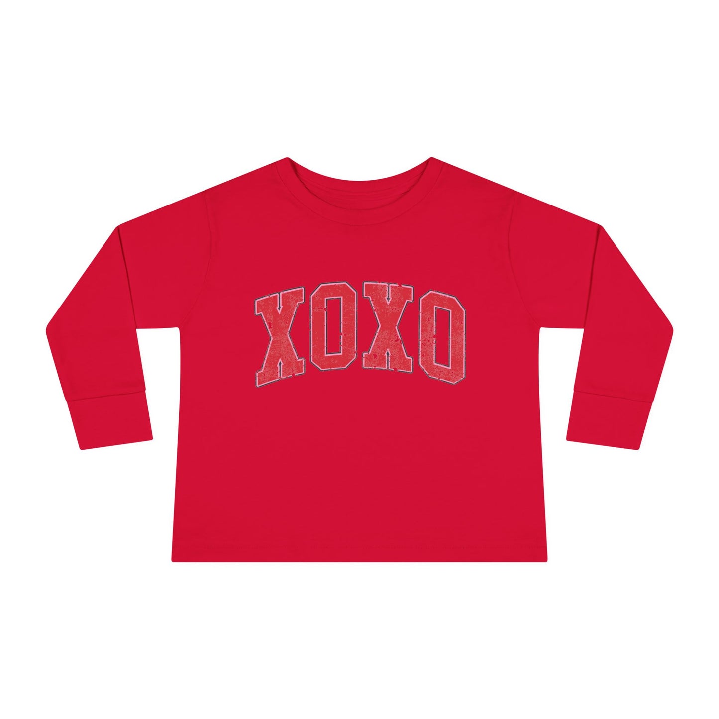 XOXO Valentine's Day Toddler Long Sleeve Tee