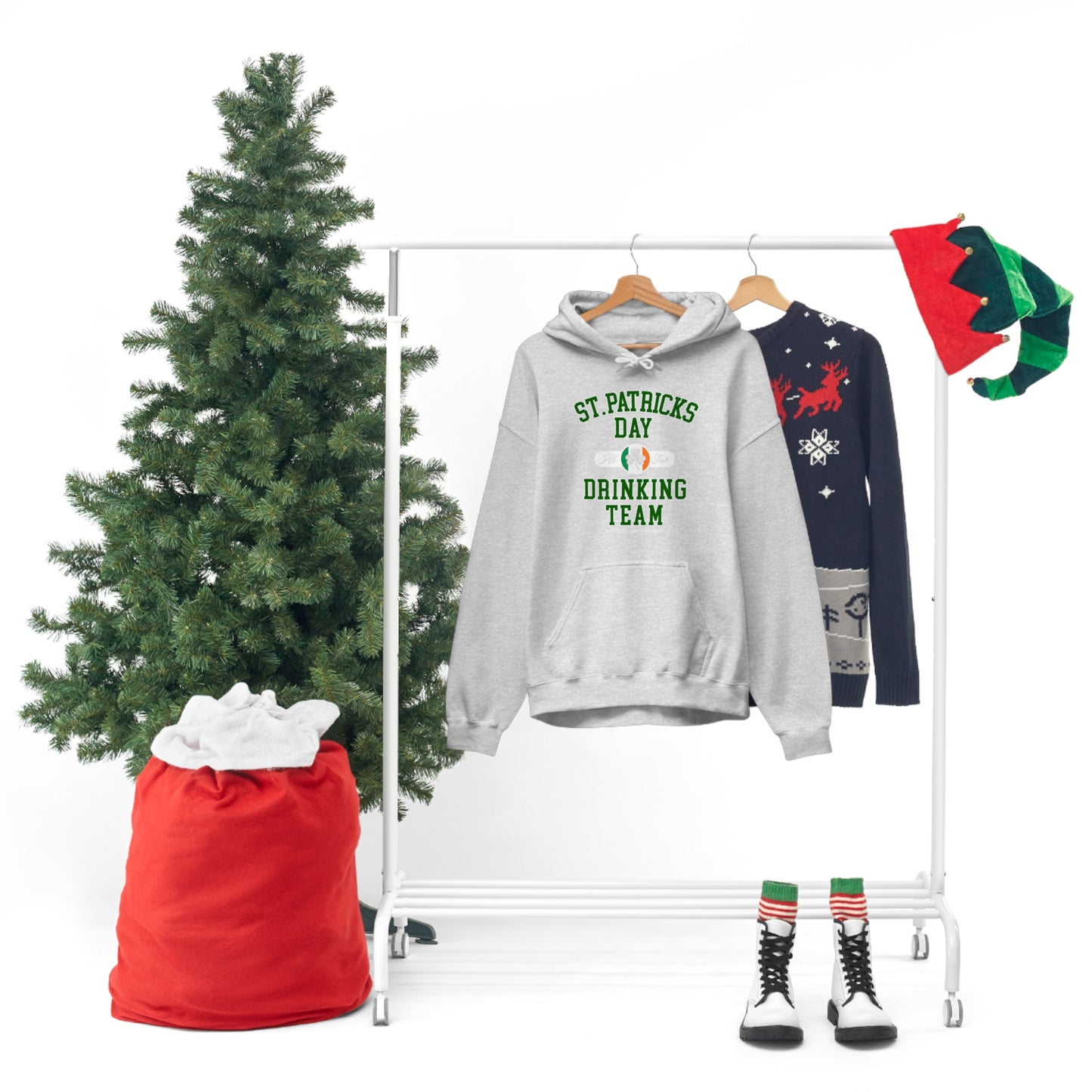 Unisex St Patrick's Day Drinking Team Hooded Sweatshirt