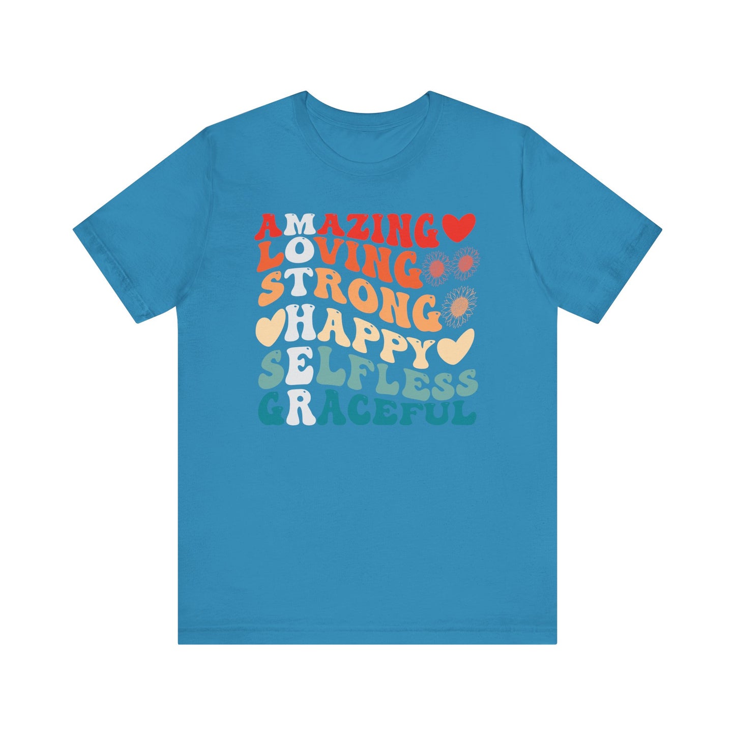 Mother's Day, Amazing Mother, XS-3XL, Unisex Jersey Short Sleeve Tee