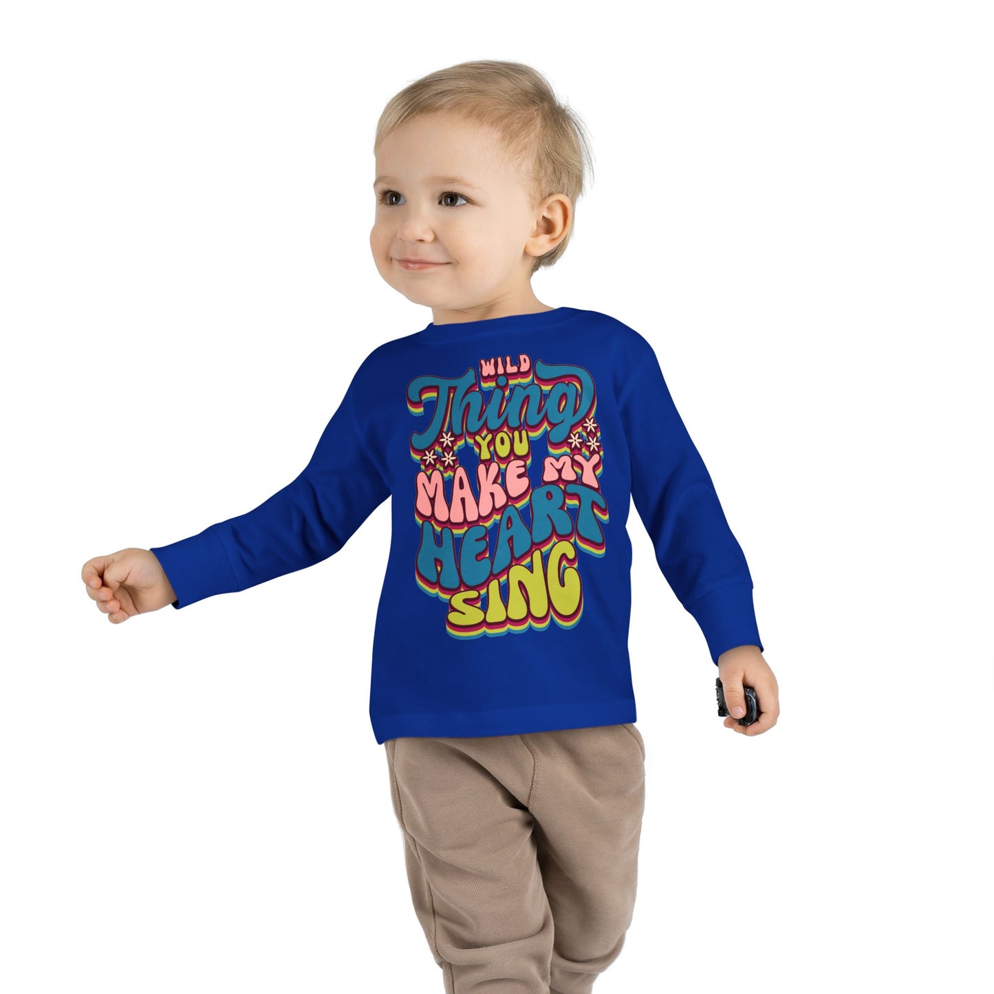 Wild Thing Valentine's Day Toddler Long Sleeve Tee