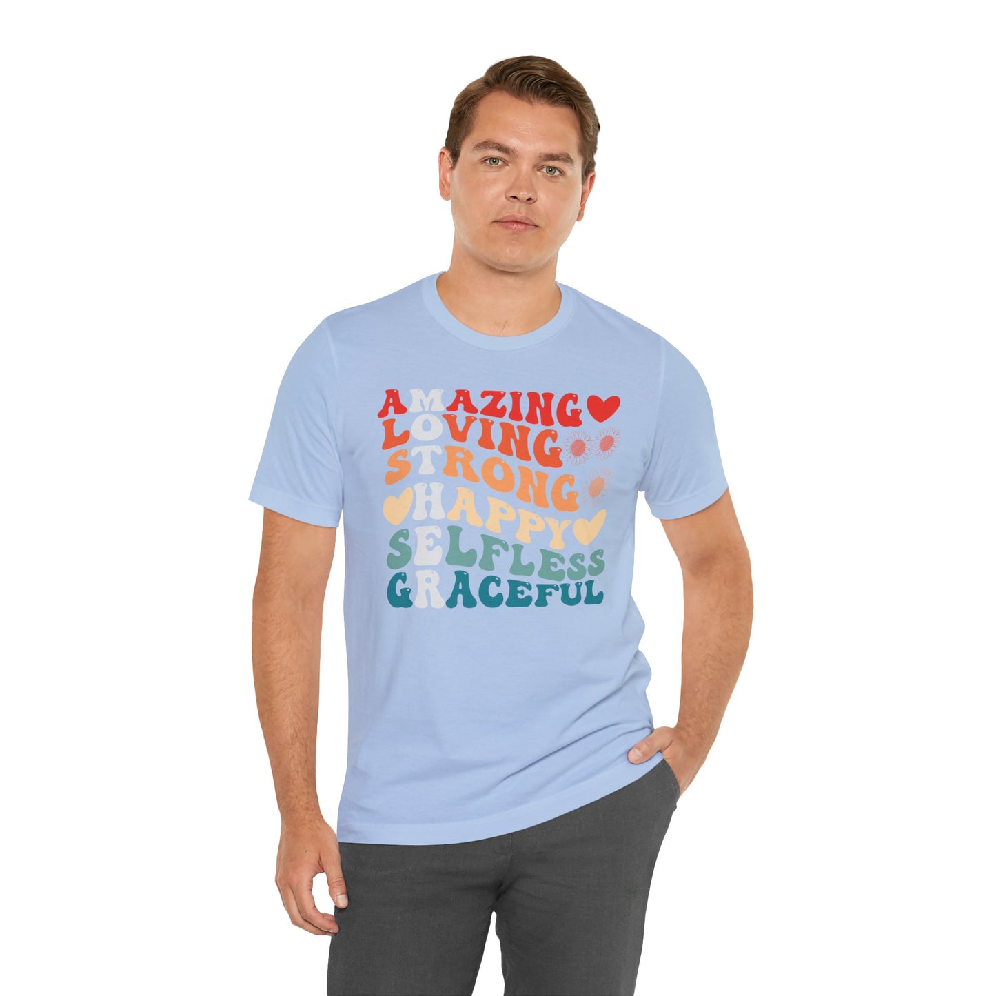 Mother's Day, Amazing Mother, XS-3XL, Unisex Jersey Short Sleeve Tee