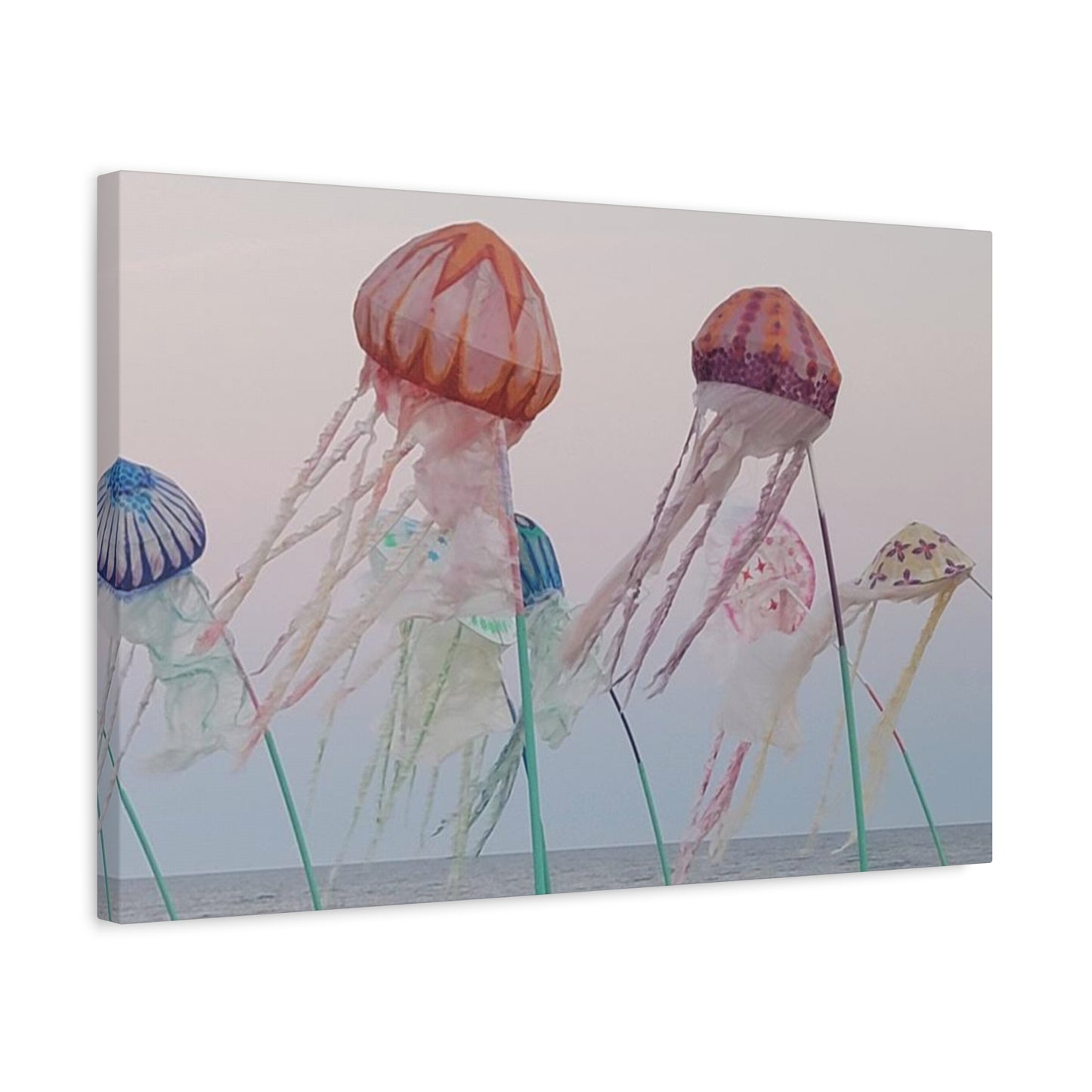 Jellyfish Jamboree, Matte Canvas, Stretched, 1.25"