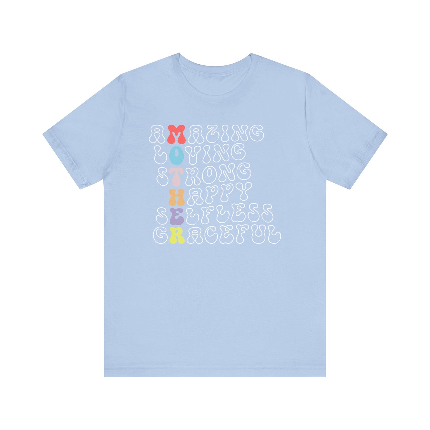 Mother's Day, Amazing Mother, XS-3XL, Unisex Jersey Short Sleeve Tee