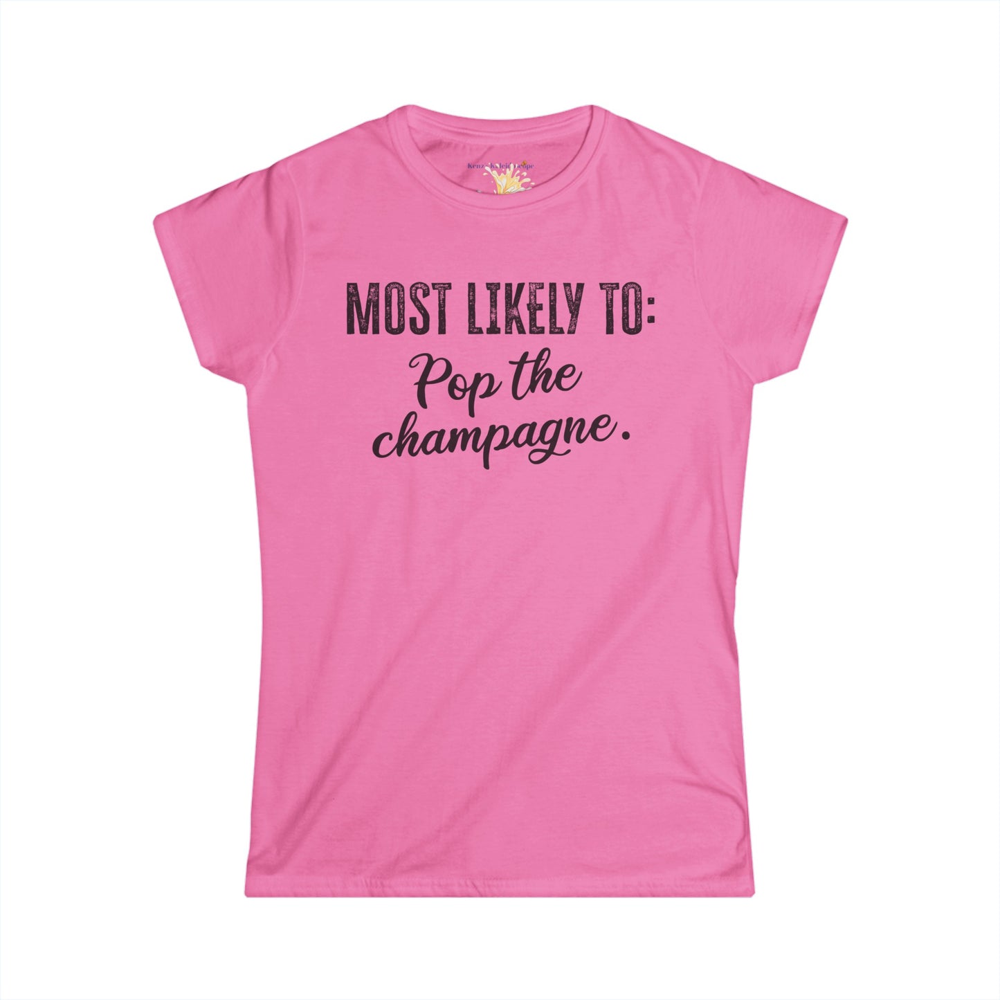 Bachelorette Party, Most Likely To, S-2XL, Women's Softstyle Tee