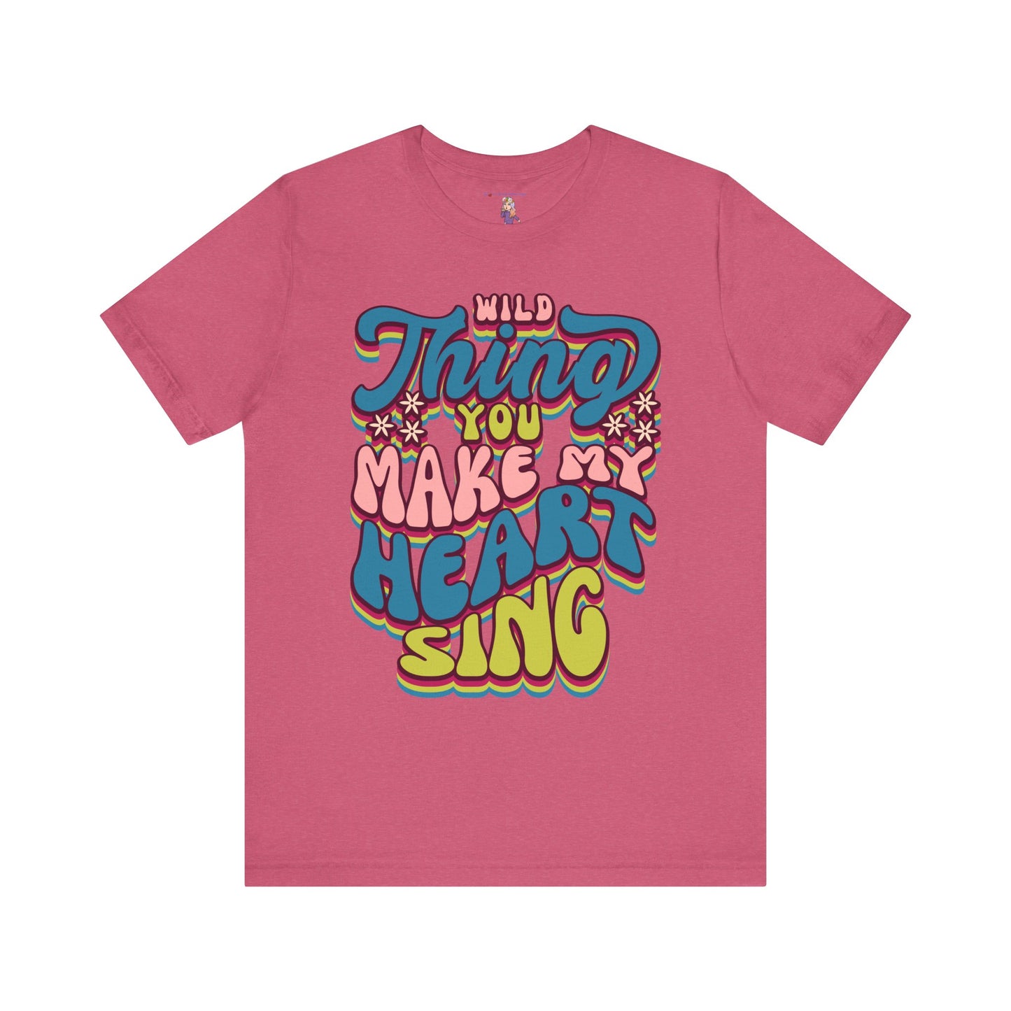 Wild Thing Valentine's Day Unisex Jersey Short Sleeve Tee