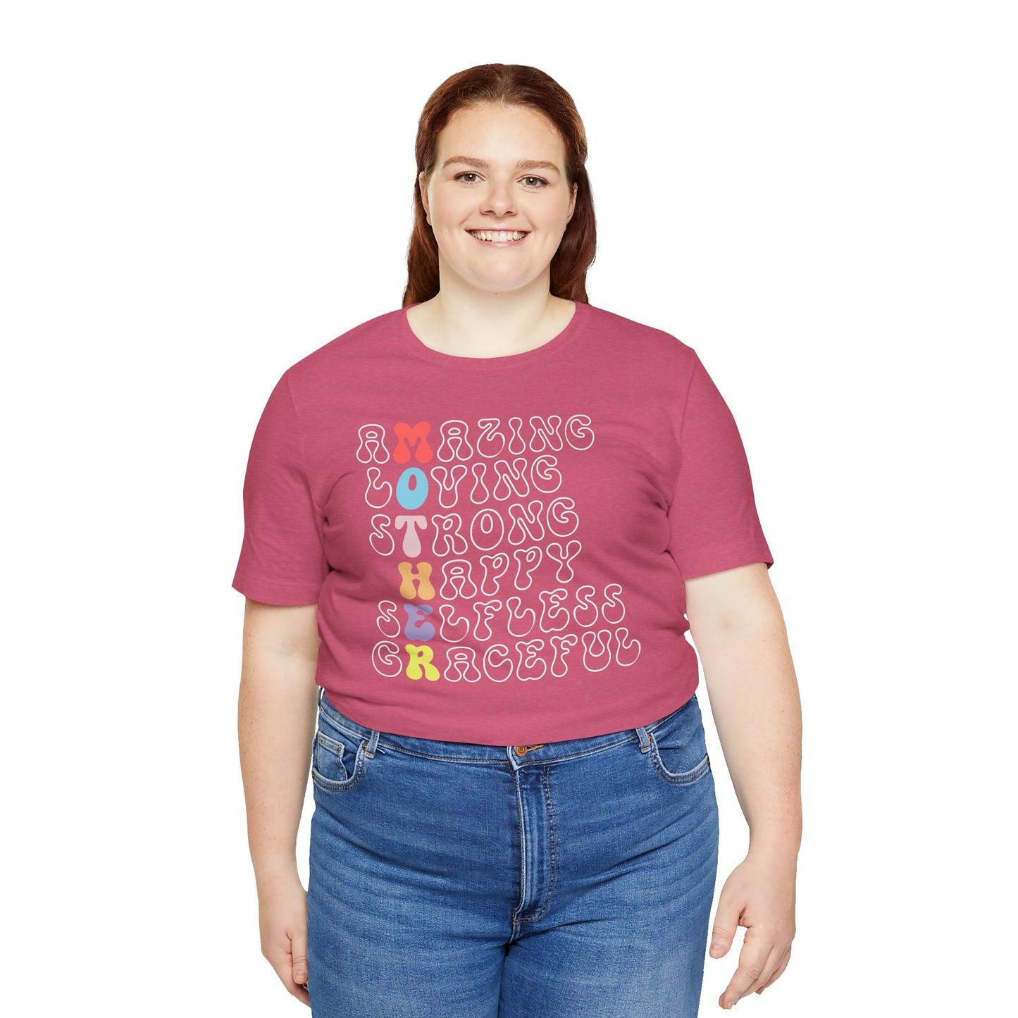 Mother's Day, Amazing Mother, XS-3XL, Unisex Jersey Short Sleeve Tee