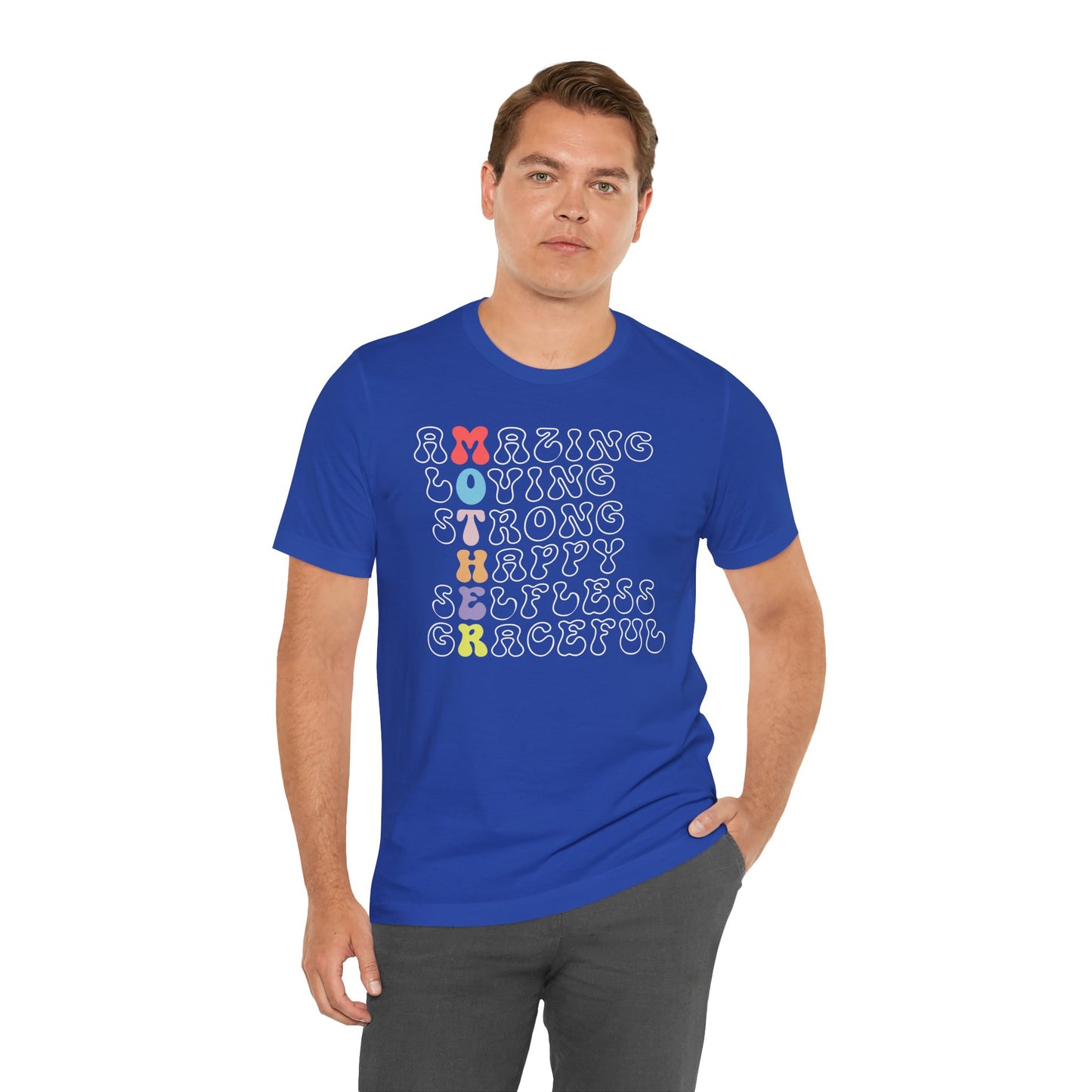 Mother's Day, Amazing Mother, XS-3XL, Unisex Jersey Short Sleeve Tee