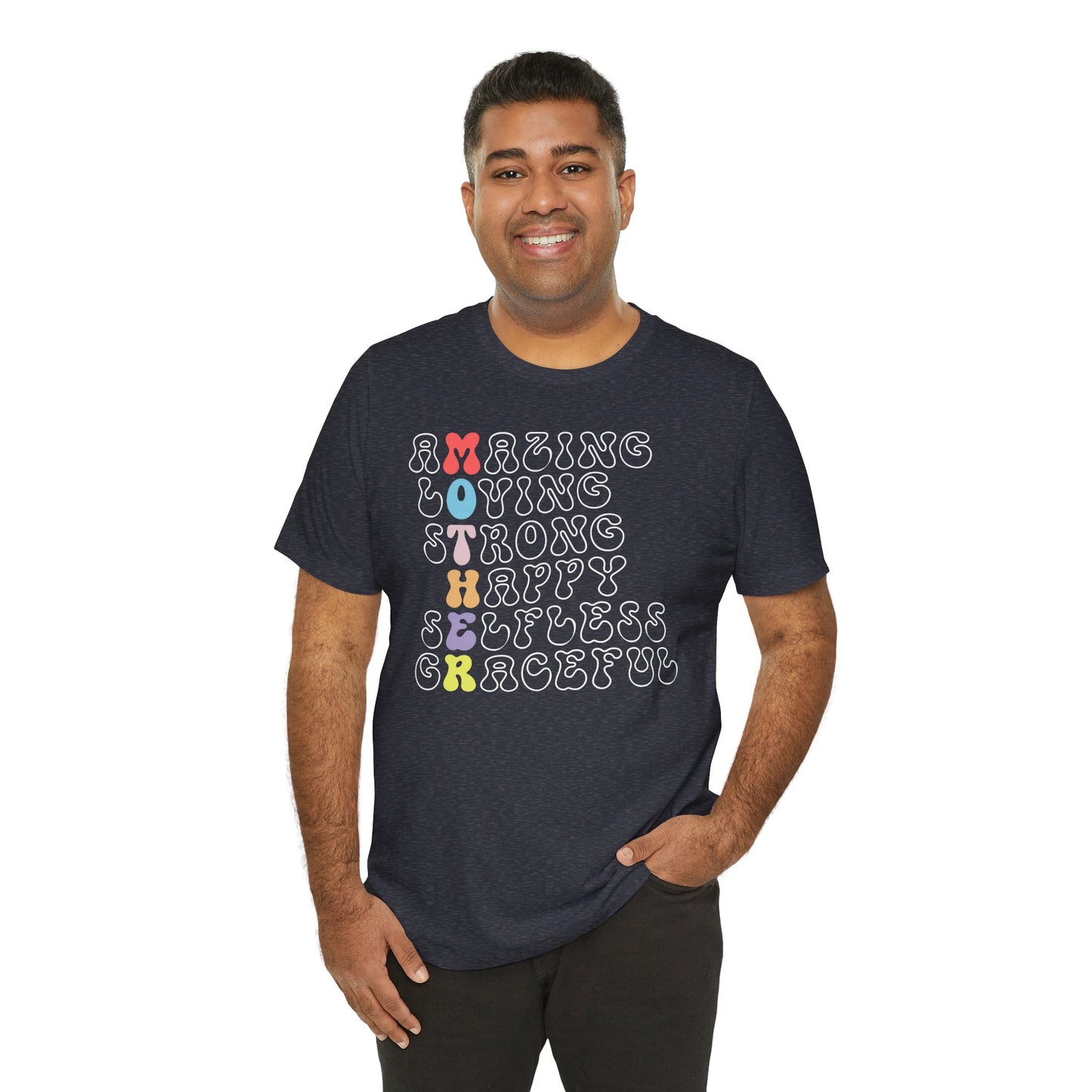 Mother's Day, Amazing Mother, XS-3XL, Unisex Jersey Short Sleeve Tee