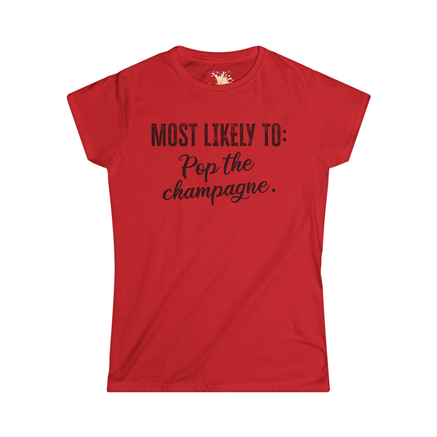 Bachelorette Party, Most Likely To, S-2XL, Women's Softstyle Tee