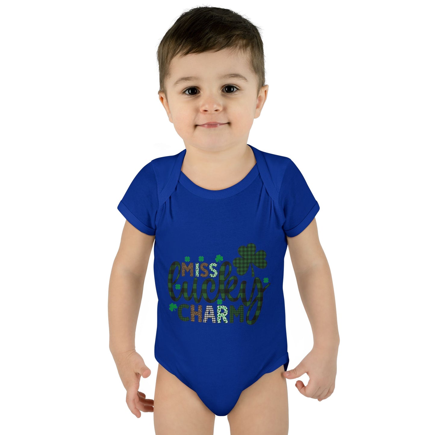 Miss Lucky Charm Infant Onesie Baby Rib Bodysuit