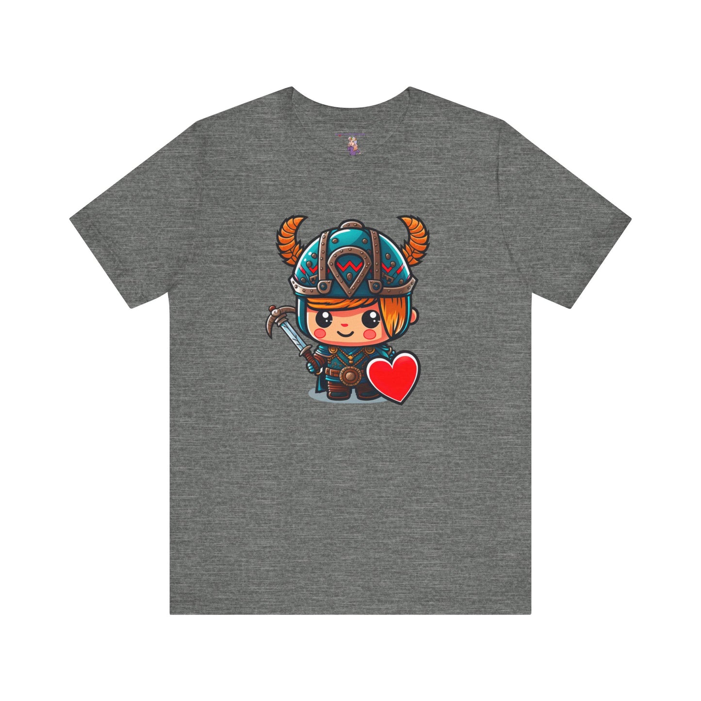 Viking Valentine's Day Unisex Jersey Short Sleeve Tee