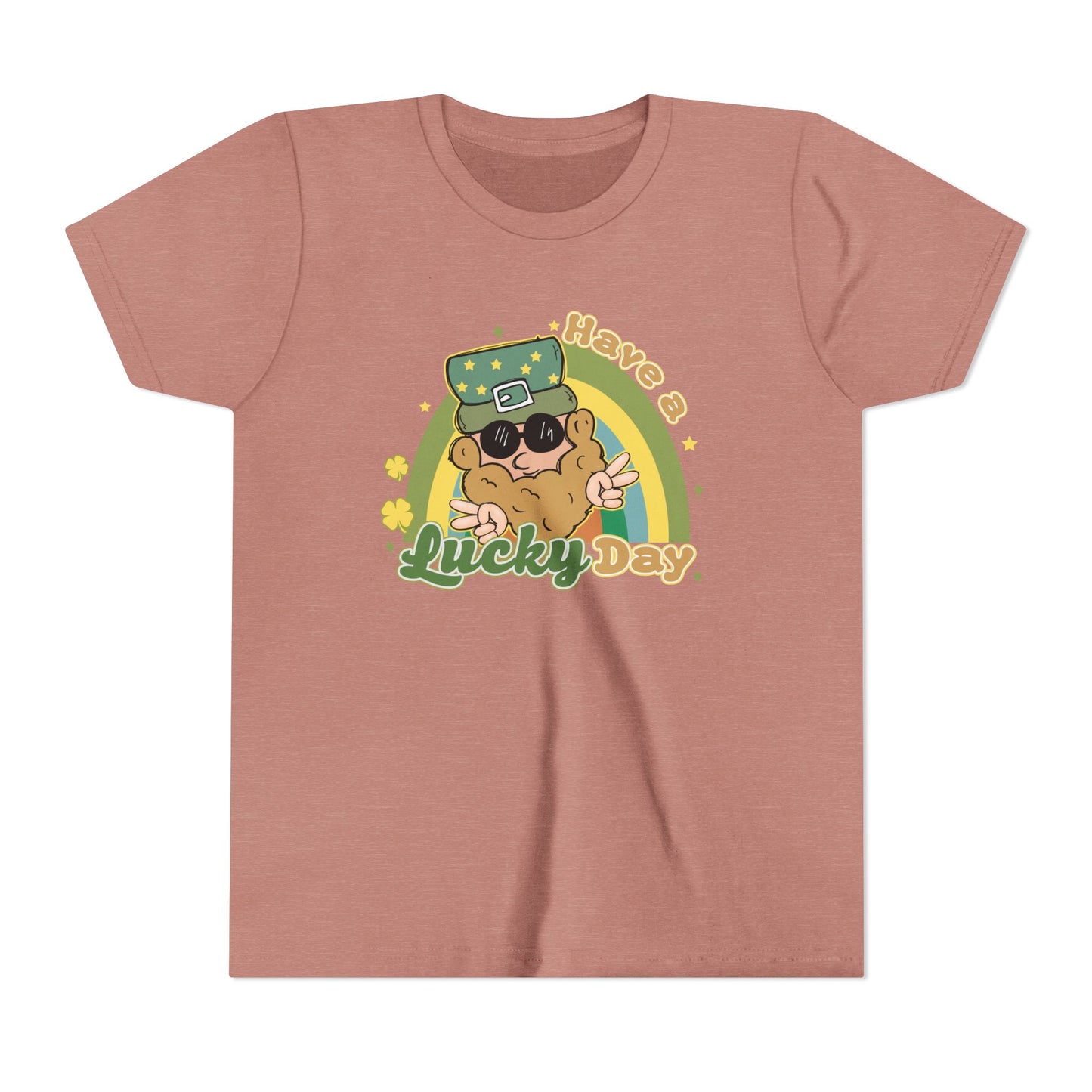 Lucky St Patricks Day Youth Short Sleeve Tee