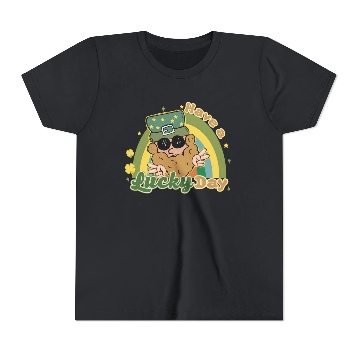 Lucky St Patricks Day Youth Short Sleeve Tee