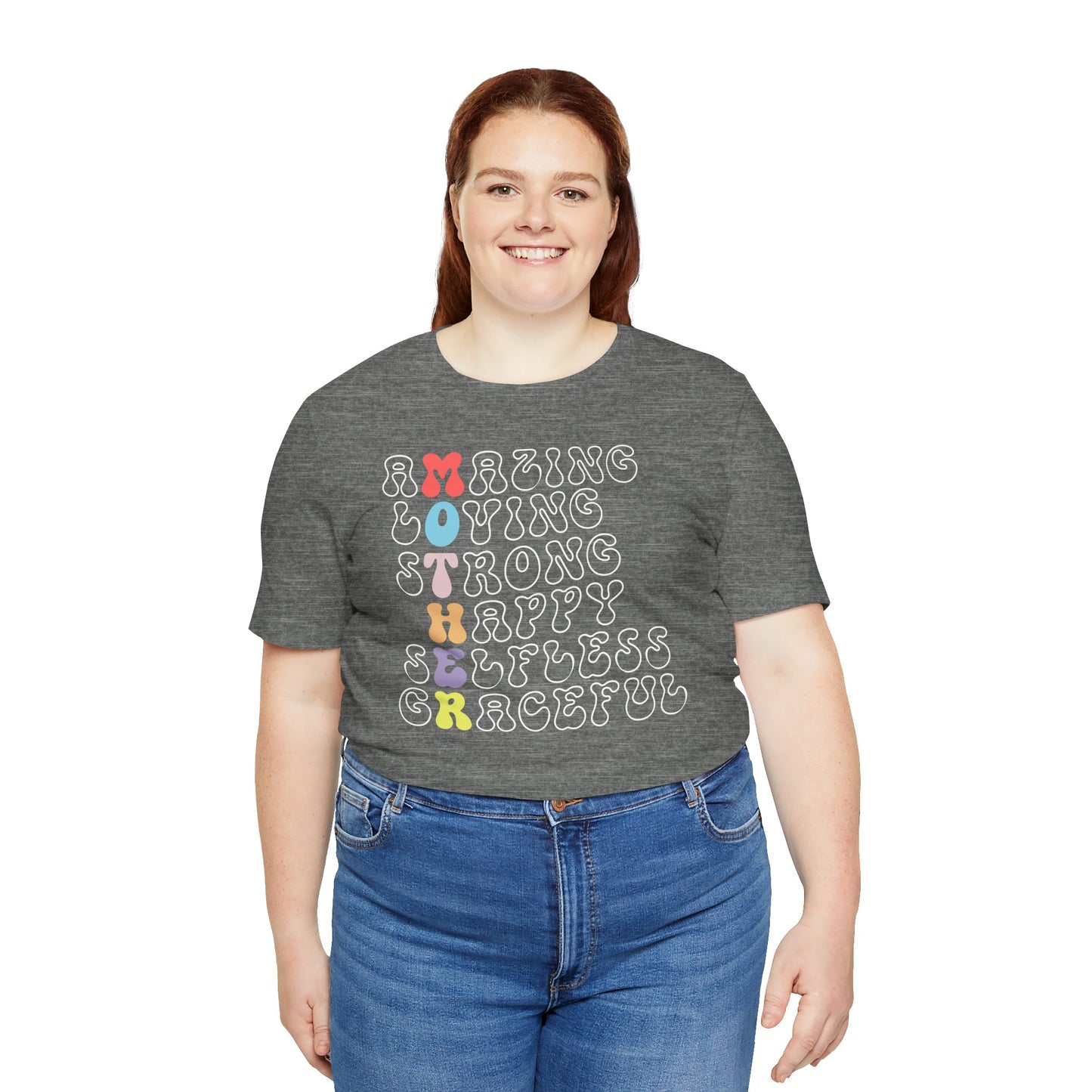 Mother's Day, Amazing Mother, XS-3XL, Unisex Jersey Short Sleeve Tee