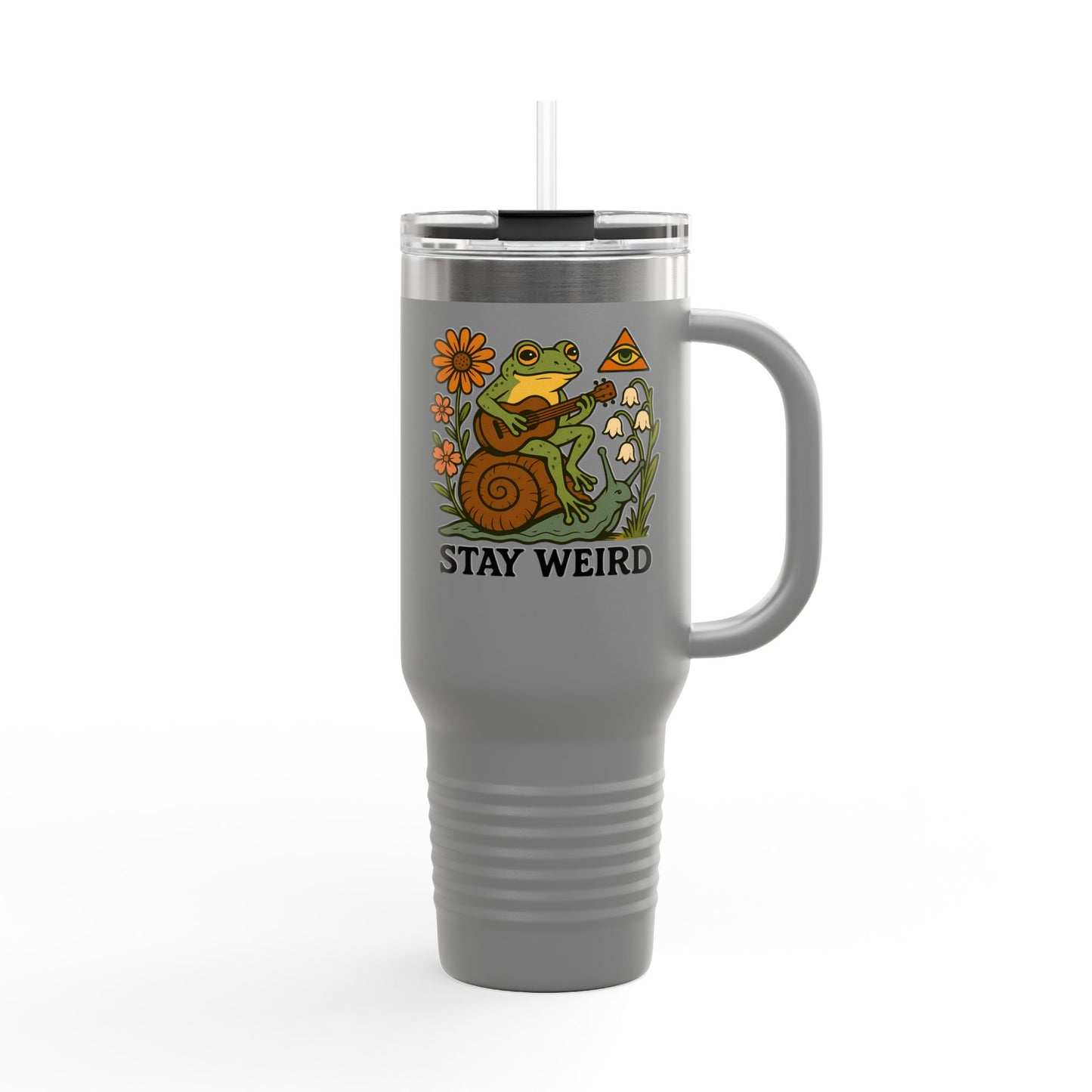 Stay Weird 40oz, Quirky Insulated Travel Tumbler