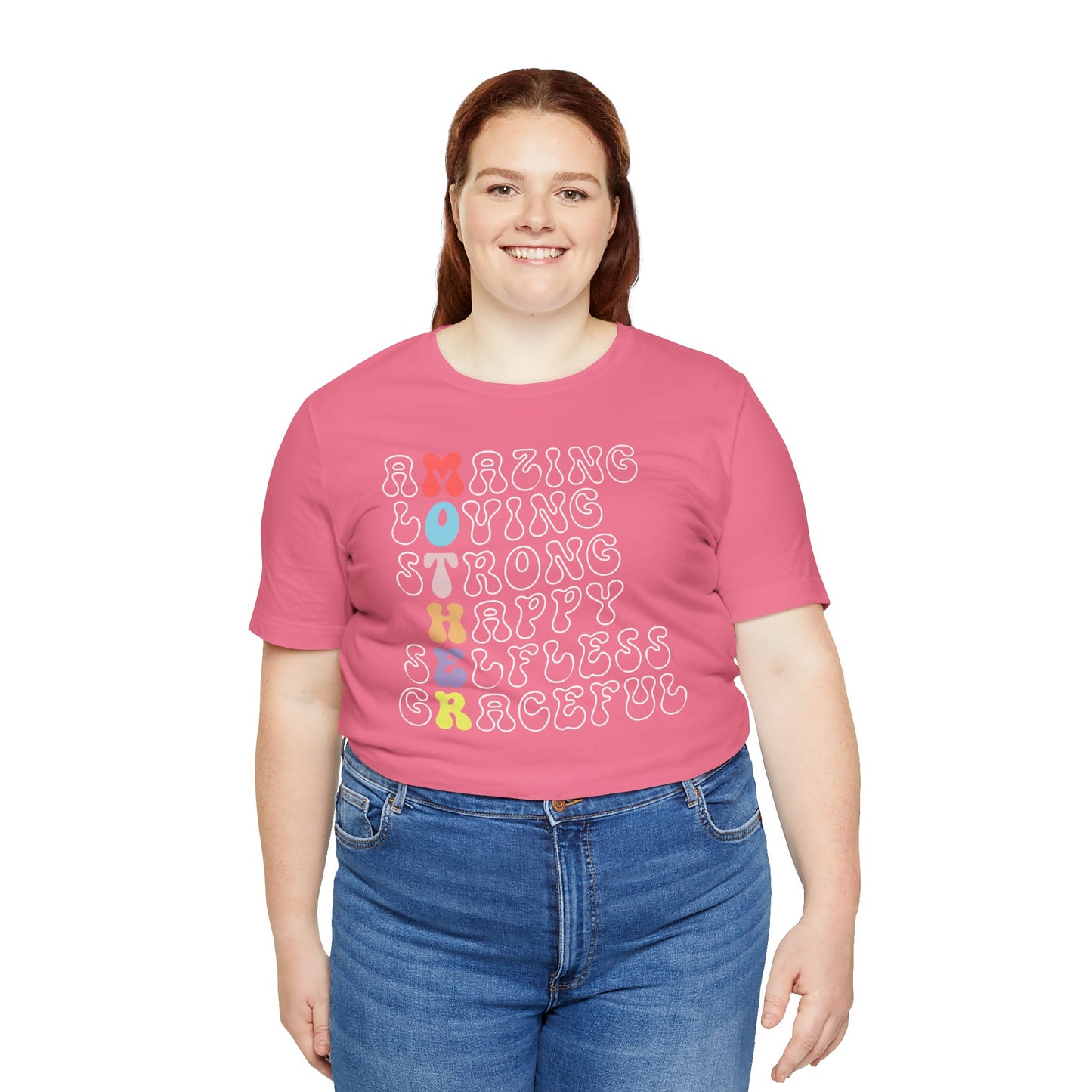 Mother's Day, Amazing Mother, XS-3XL, Unisex Jersey Short Sleeve Tee