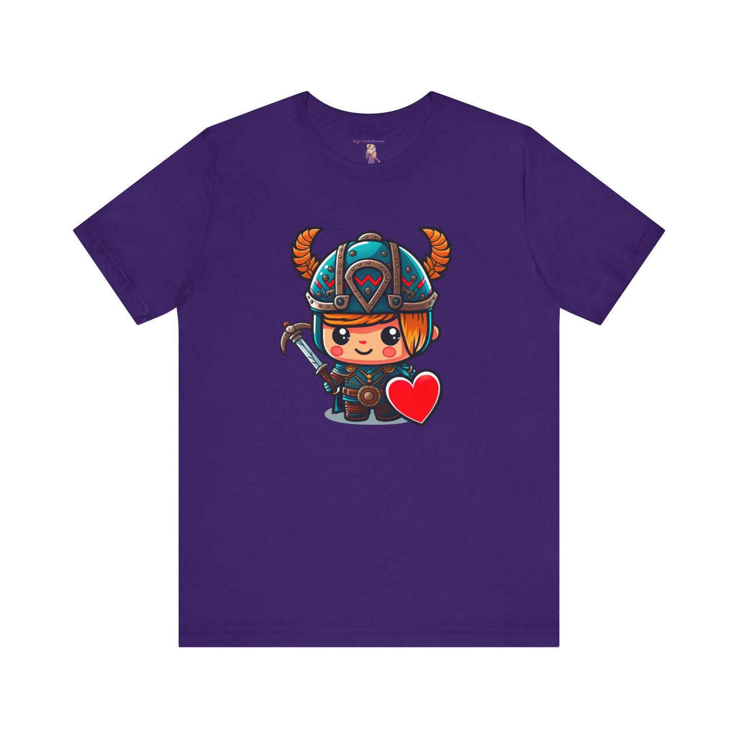 Viking Valentine's Day Unisex Jersey Short Sleeve Tee