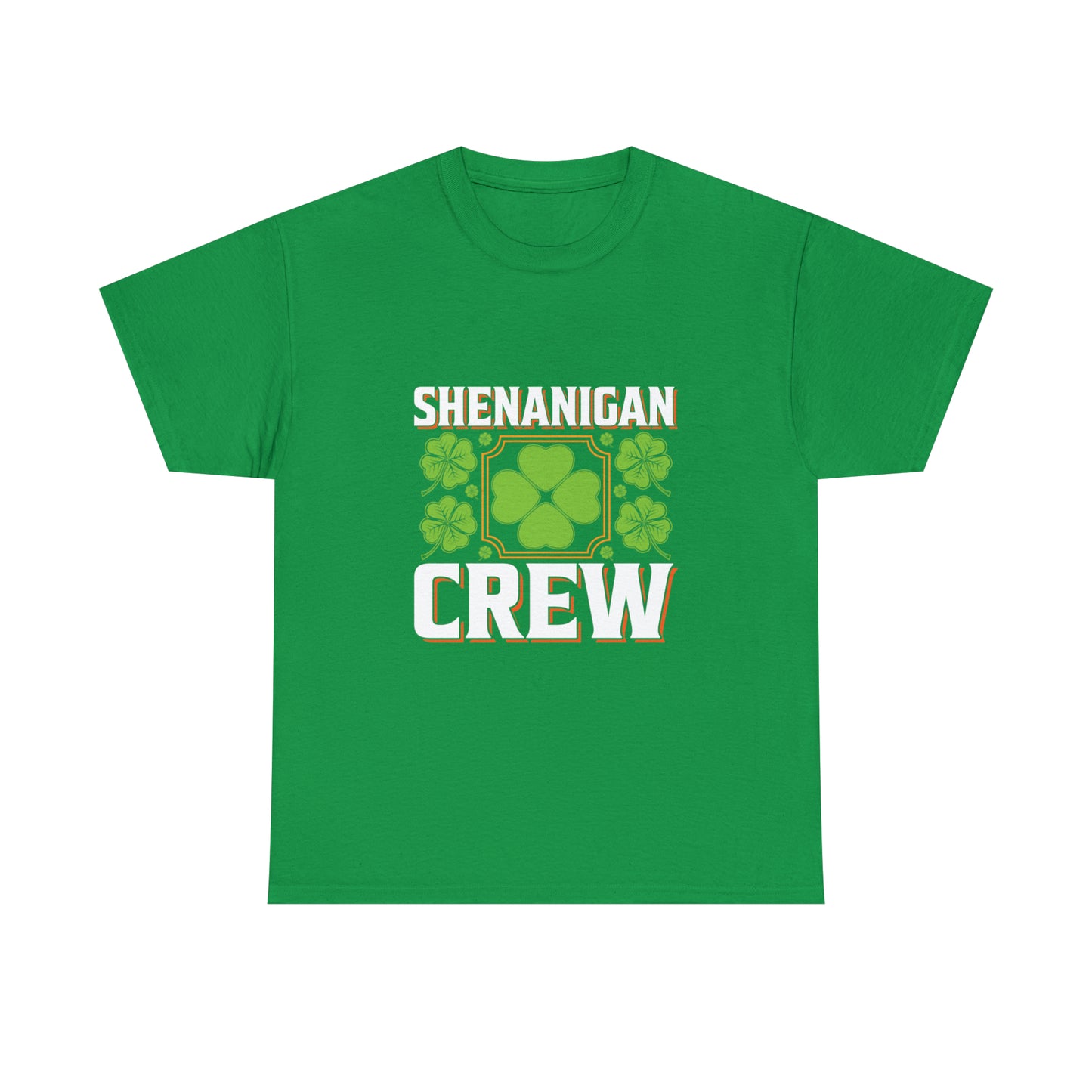 Unisex Shenanigan's Matching Family Shenanigans Crew St Patricks Day Heavy Cotton Tee