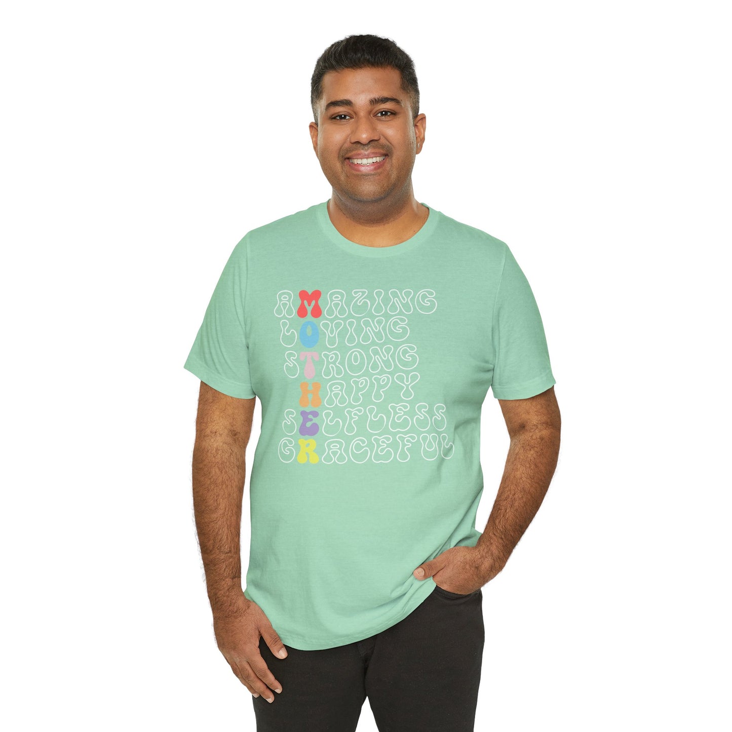 Mother's Day, Amazing Mother, XS-3XL, Unisex Jersey Short Sleeve Tee