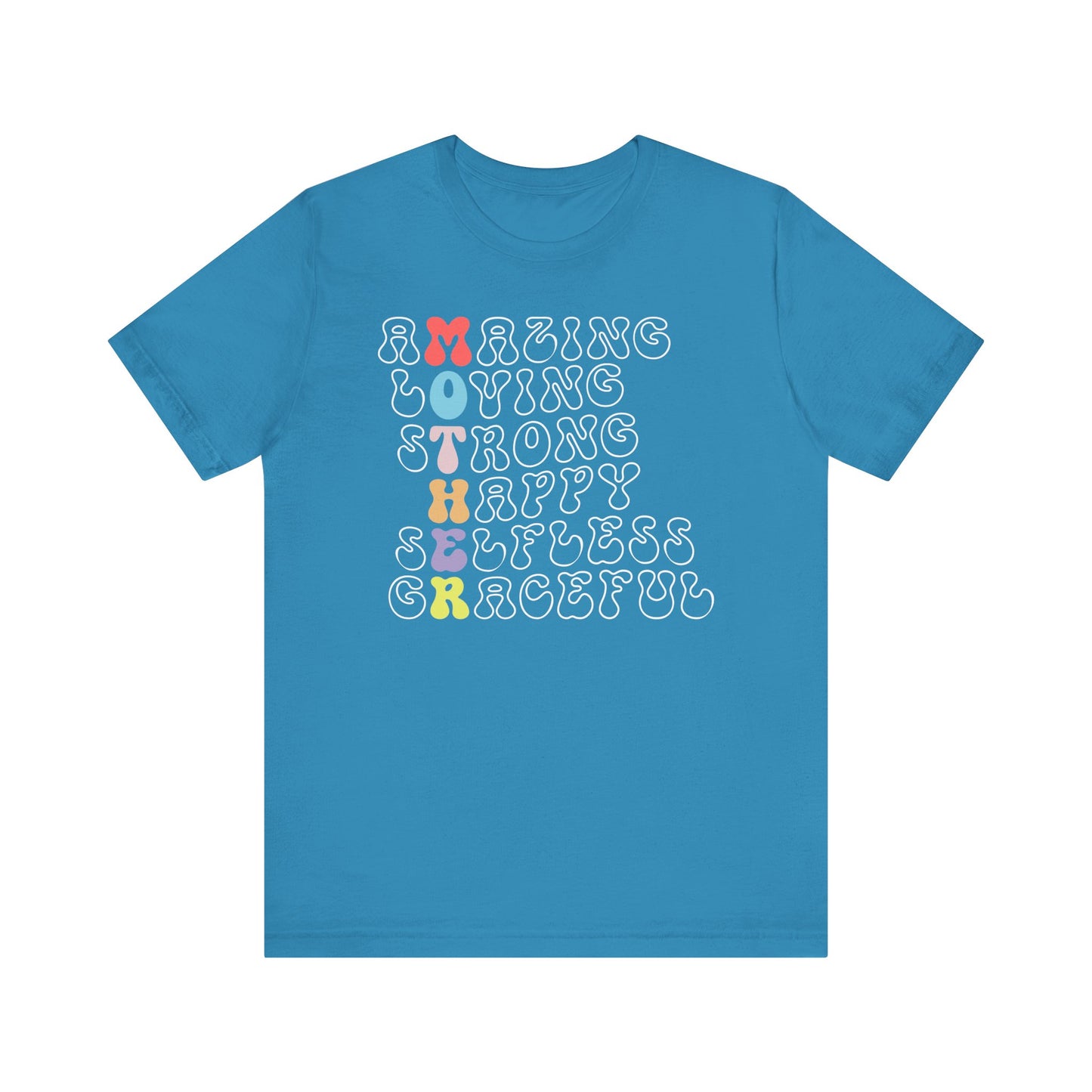 Mother's Day, Amazing Mother, XS-3XL, Unisex Jersey Short Sleeve Tee
