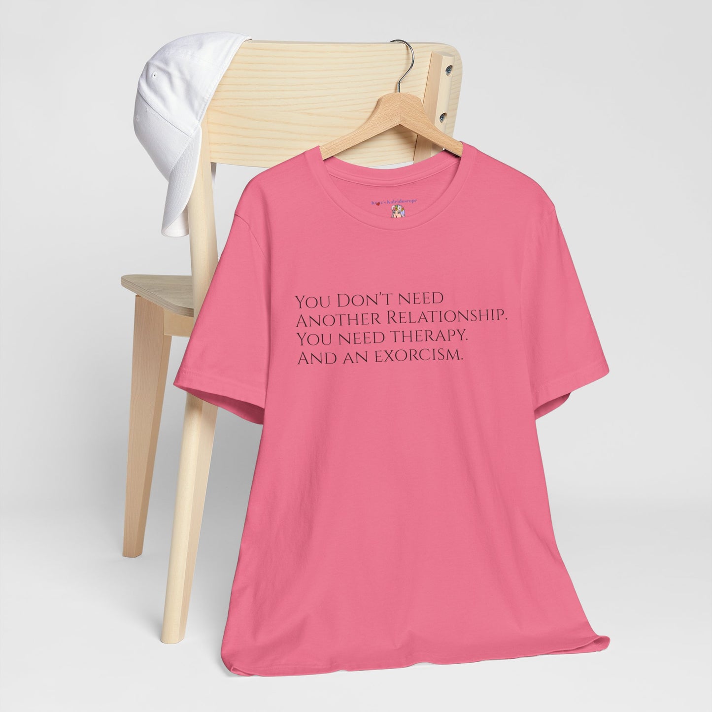 Relationships, Therapy, Exorcism, XS-3XL, Unisex Jersey Short Sleeve Tee