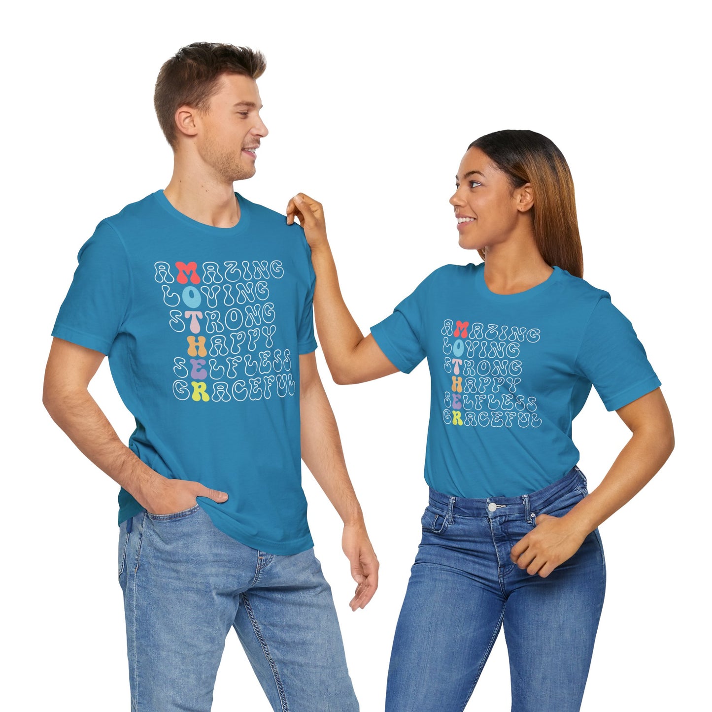 Mother's Day, Amazing Mother, XS-3XL, Unisex Jersey Short Sleeve Tee