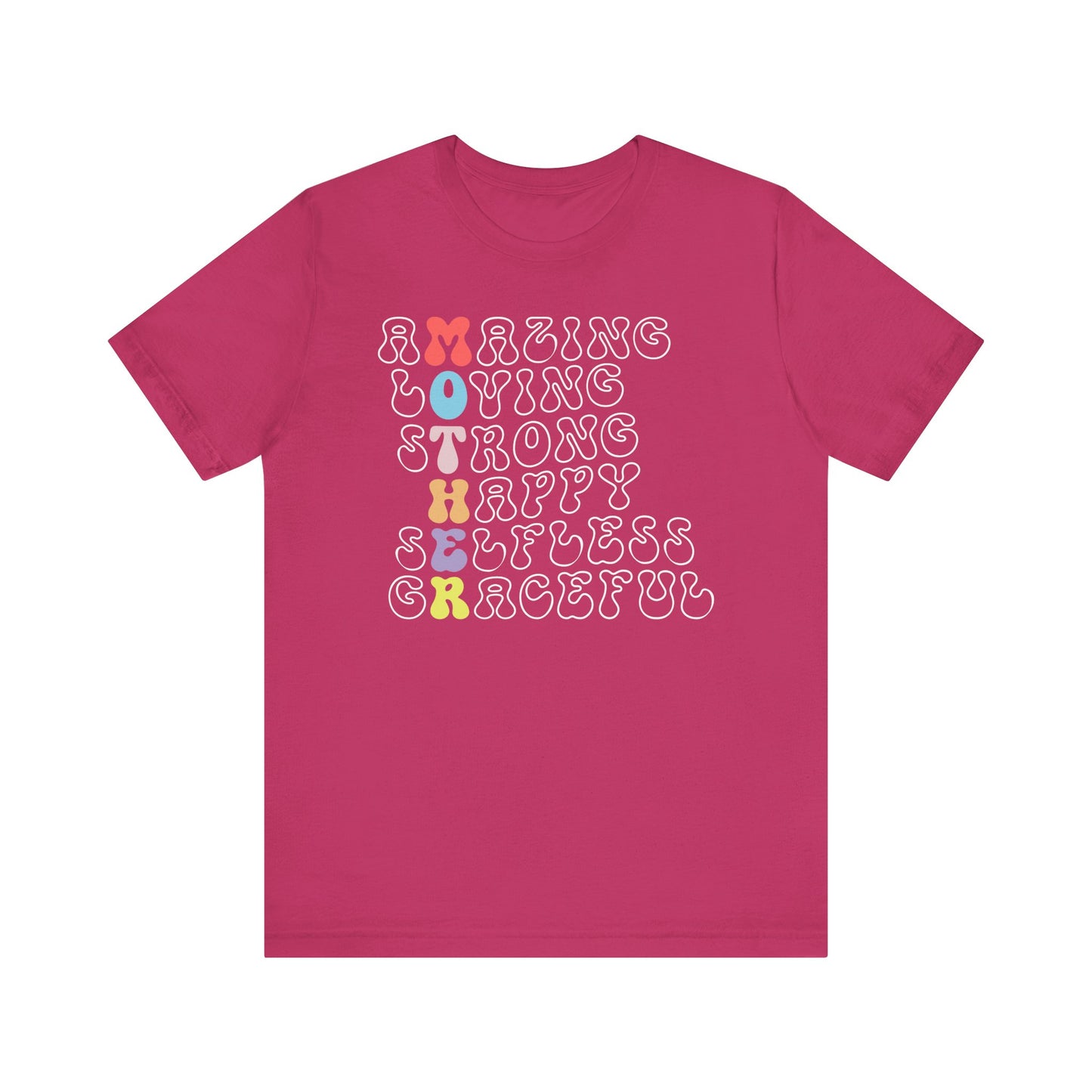 Mother's Day, Amazing Mother, XS-3XL, Unisex Jersey Short Sleeve Tee