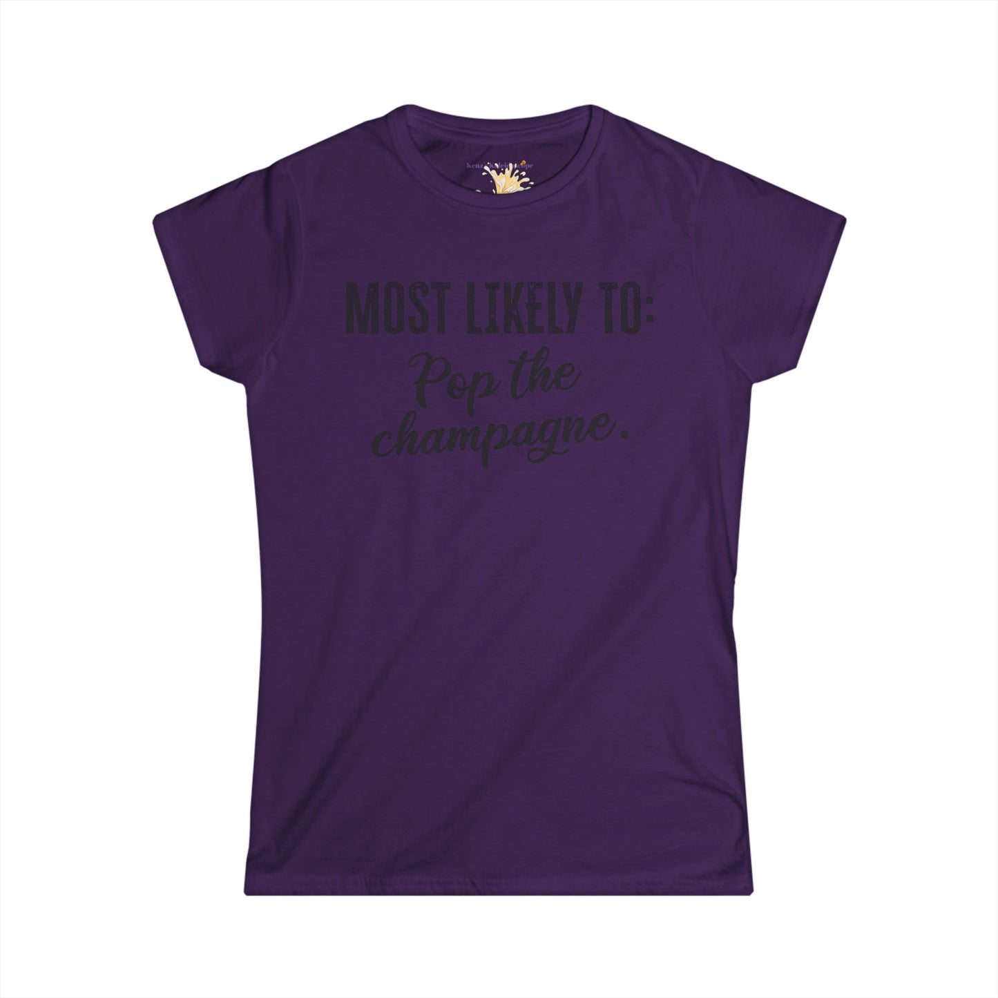 Bachelorette Party, Most Likely To, S-2XL, Women's Softstyle Tee