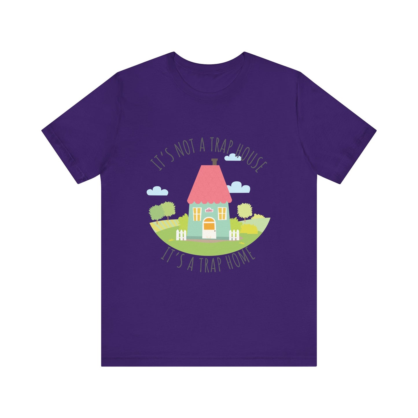 Trap House, Trap Home, XS-3XL, Unisex Jersey Short Sleeve Tee