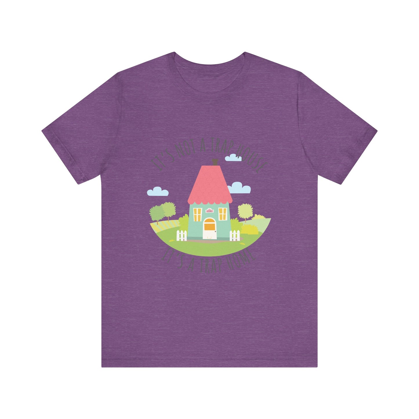 Trap House, Trap Home, XS-3XL, Unisex Jersey Short Sleeve Tee