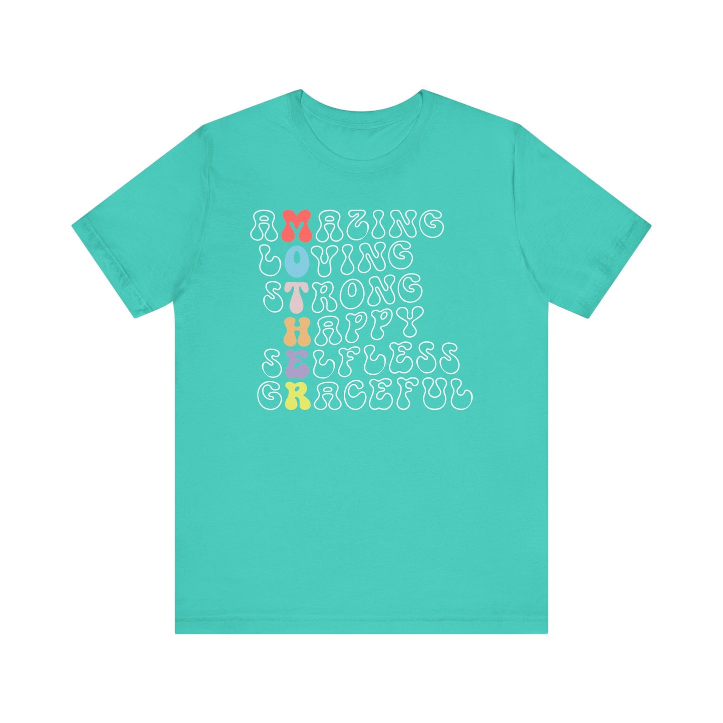 Mother's Day, Amazing Mother, XS-3XL, Unisex Jersey Short Sleeve Tee