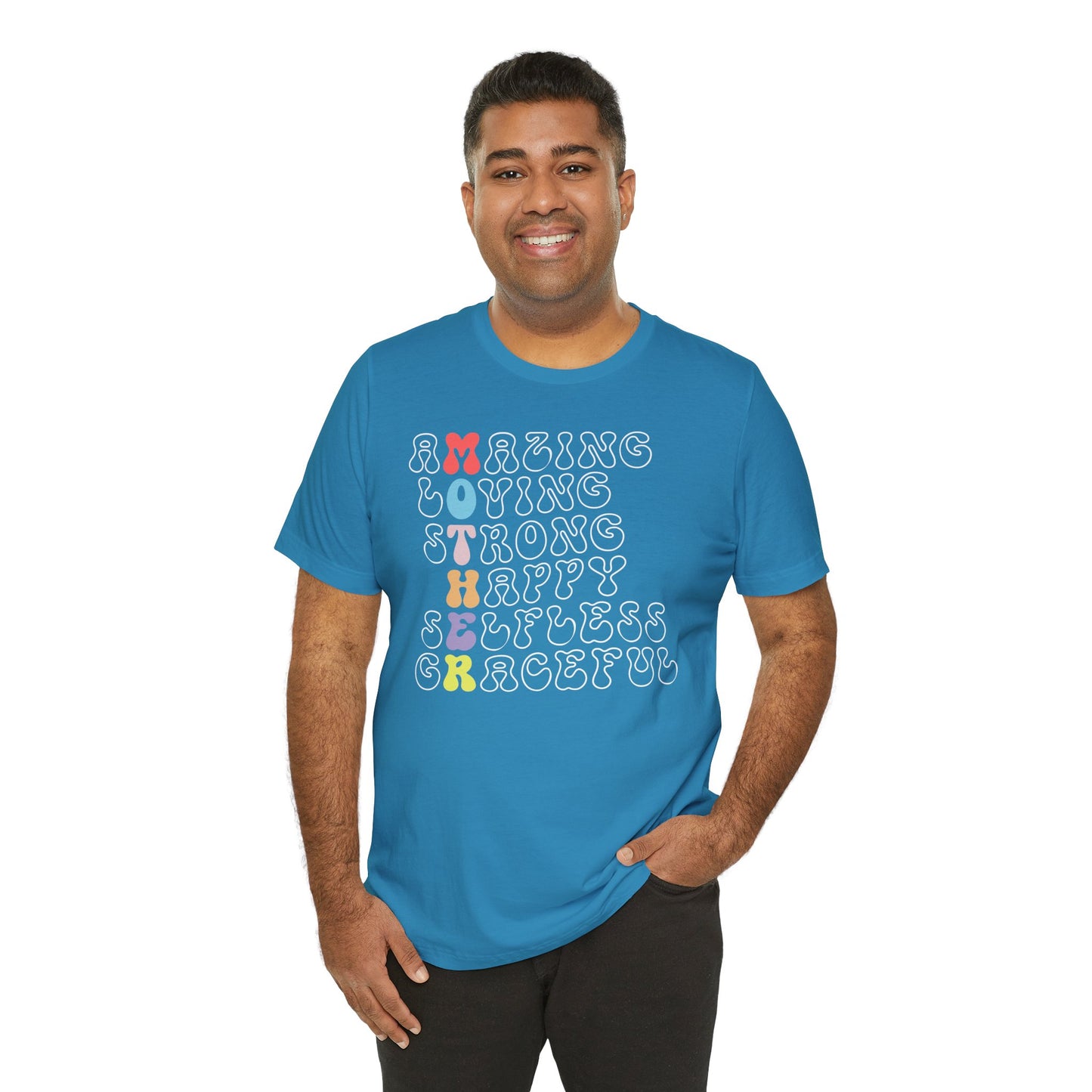 Mother's Day, Amazing Mother, XS-3XL, Unisex Jersey Short Sleeve Tee