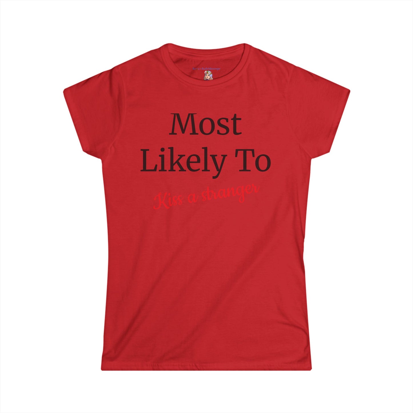 Bachelorette Party Most Likely To, S-2XL, Women's Softstyle Tee